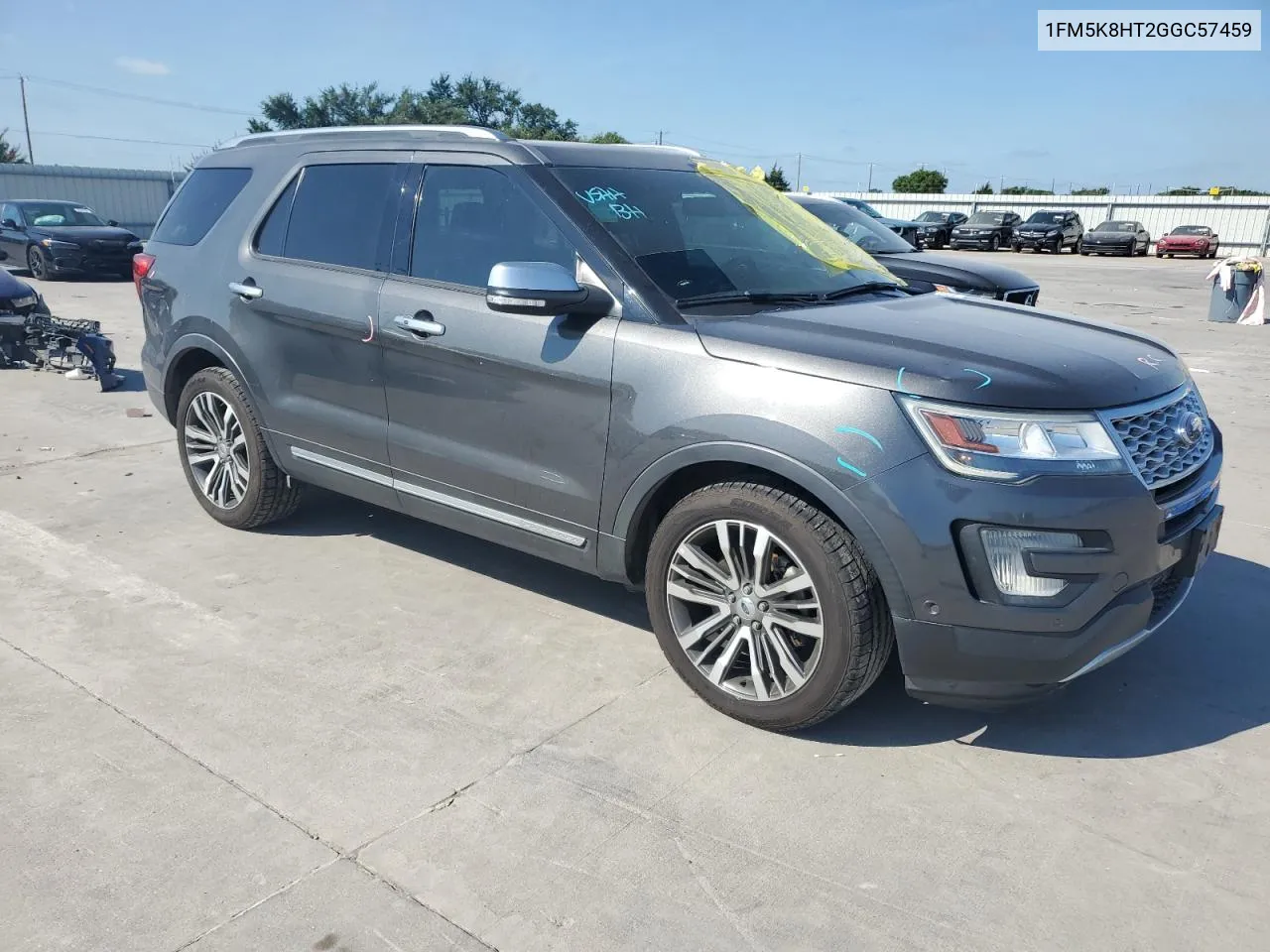 1FM5K8HT2GGC57459 2016 Ford Explorer Platinum