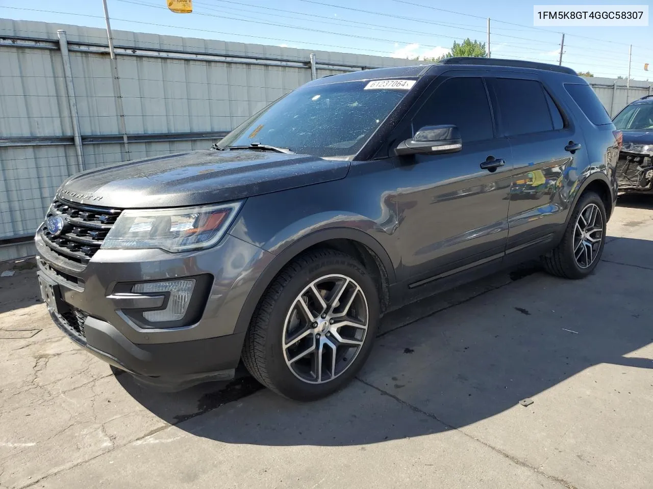 1FM5K8GT4GGC58307 2016 Ford Explorer Sport