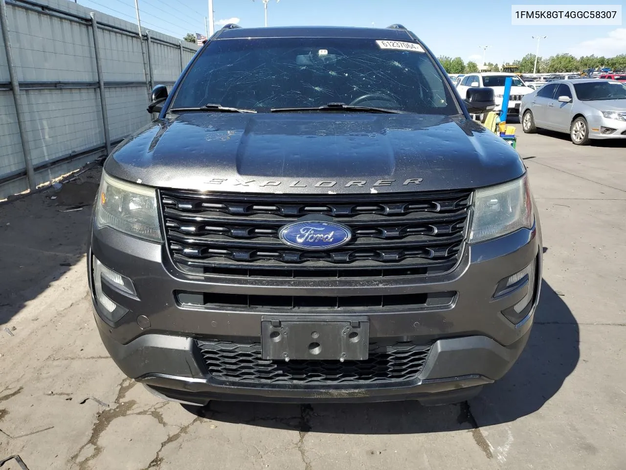 2016 Ford Explorer Sport VIN: 1FM5K8GT4GGC58307 Lot: 61237064