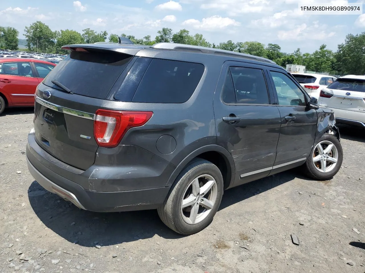 2016 Ford Explorer Xlt VIN: 1FM5K8DH9GGB90974 Lot: 61790464