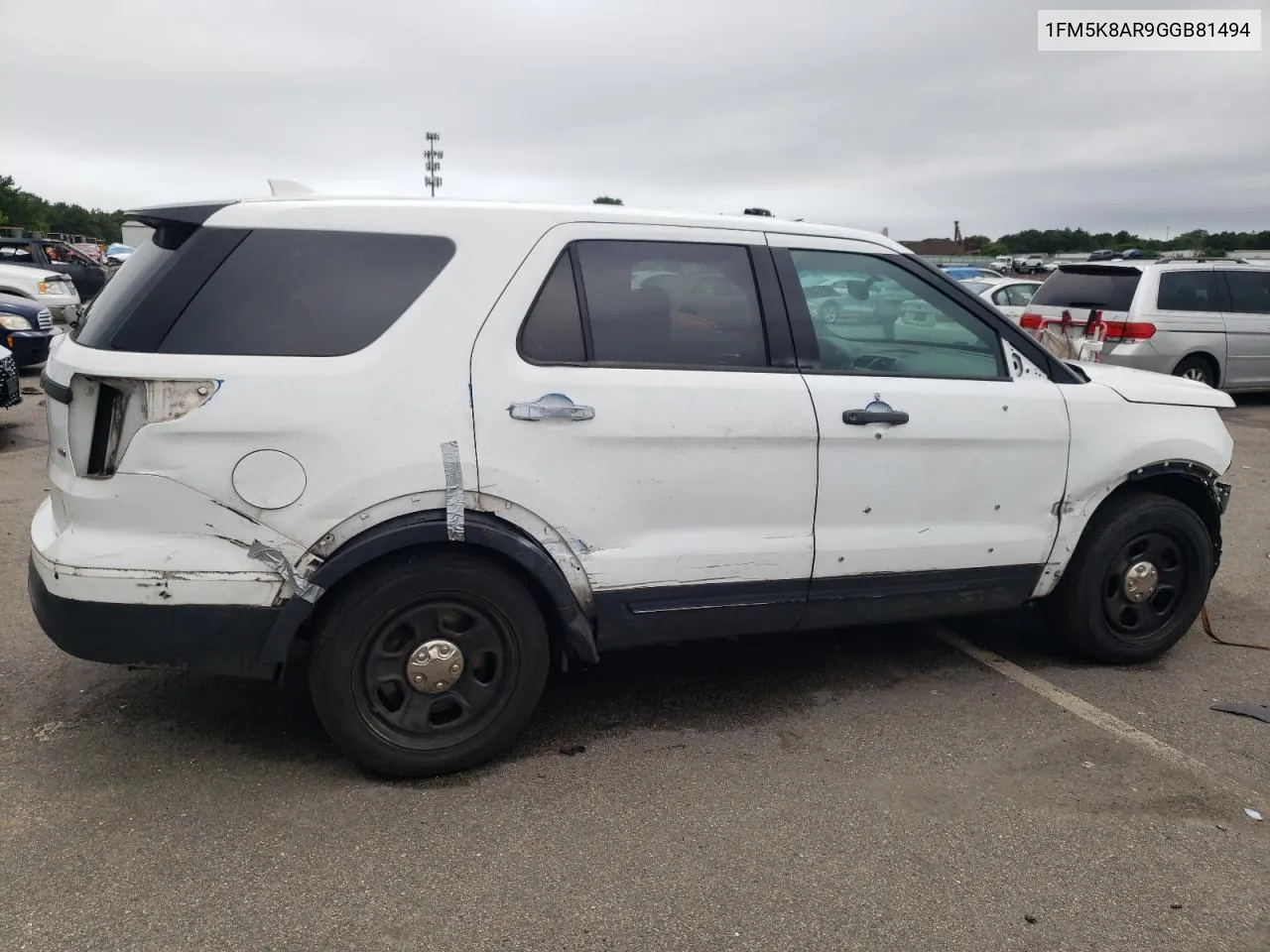 1FM5K8AR9GGB81494 2016 Ford Explorer Police Interceptor