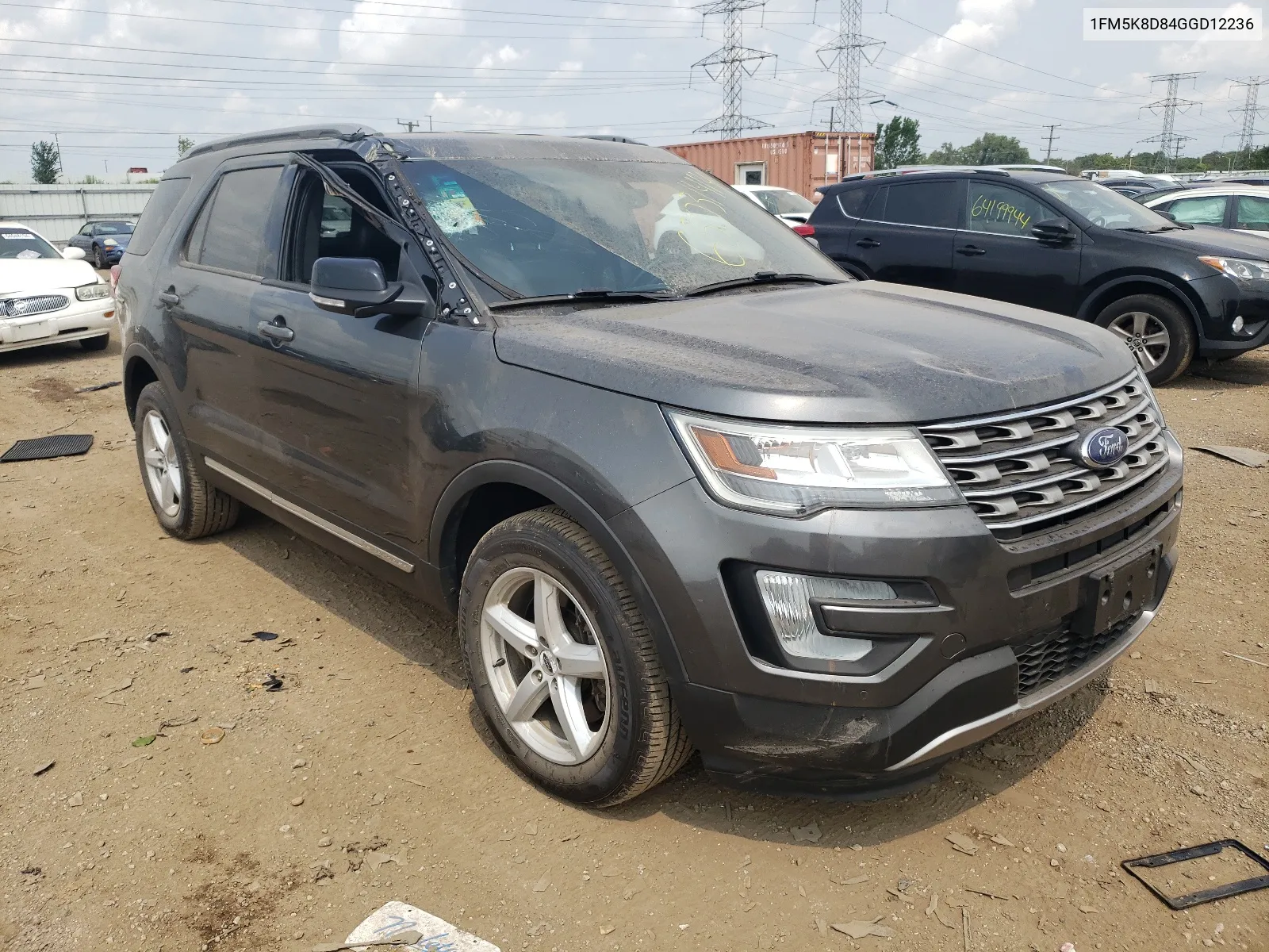 1FM5K8D84GGD12236 2016 Ford Explorer Xlt