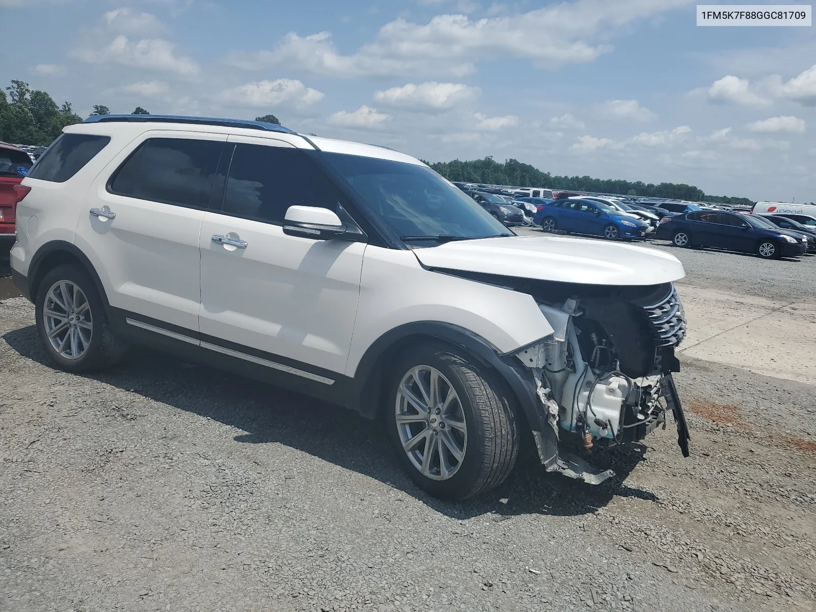 1FM5K7F88GGC81709 2016 Ford Explorer Limited