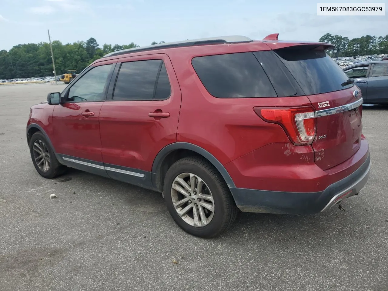 2016 Ford Explorer Xlt VIN: 1FM5K7D83GGC53979 Lot: 63845604