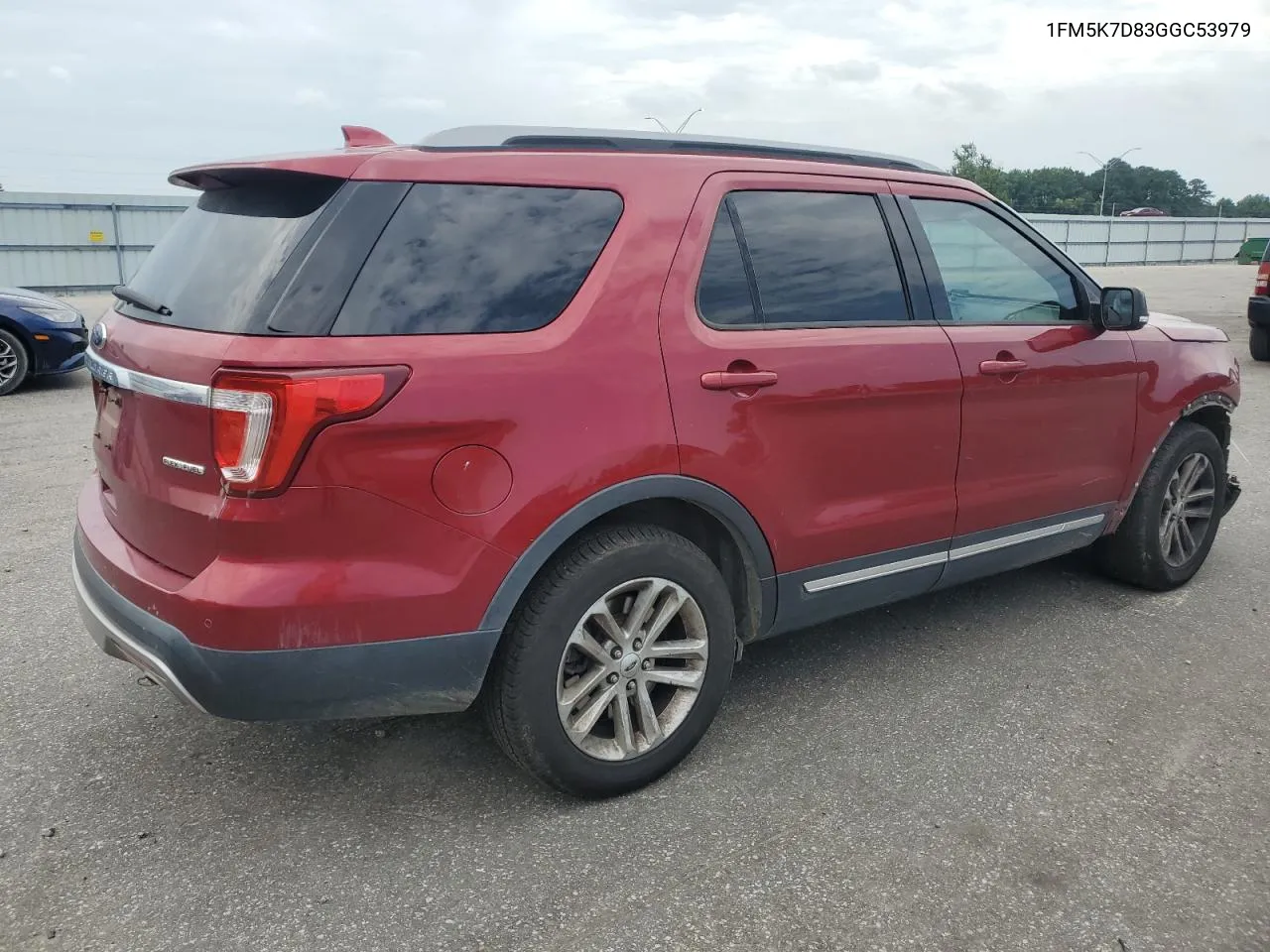 2016 Ford Explorer Xlt VIN: 1FM5K7D83GGC53979 Lot: 63845604