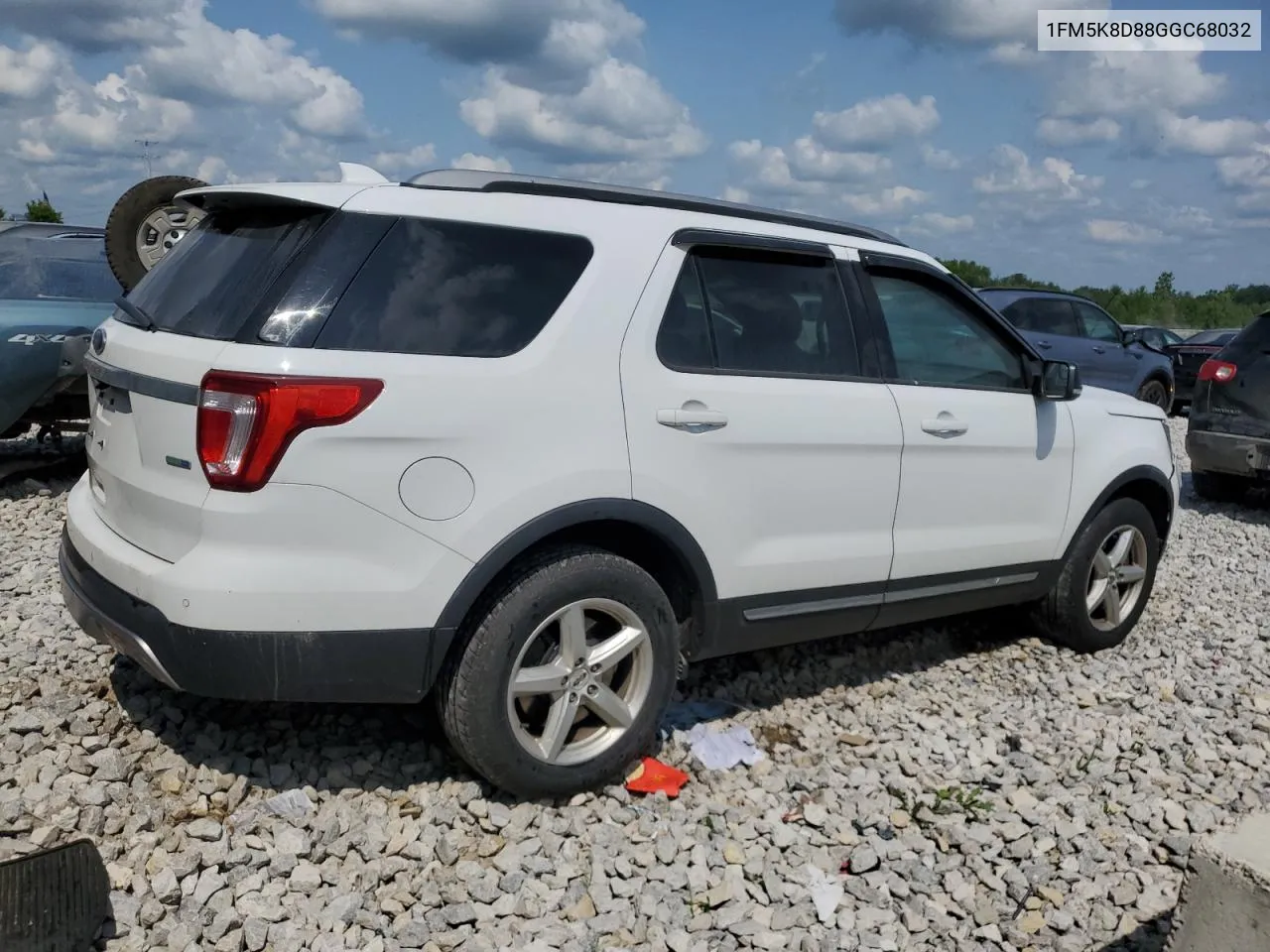 2016 Ford Explorer Xlt VIN: 1FM5K8D88GGC68032 Lot: 64266504