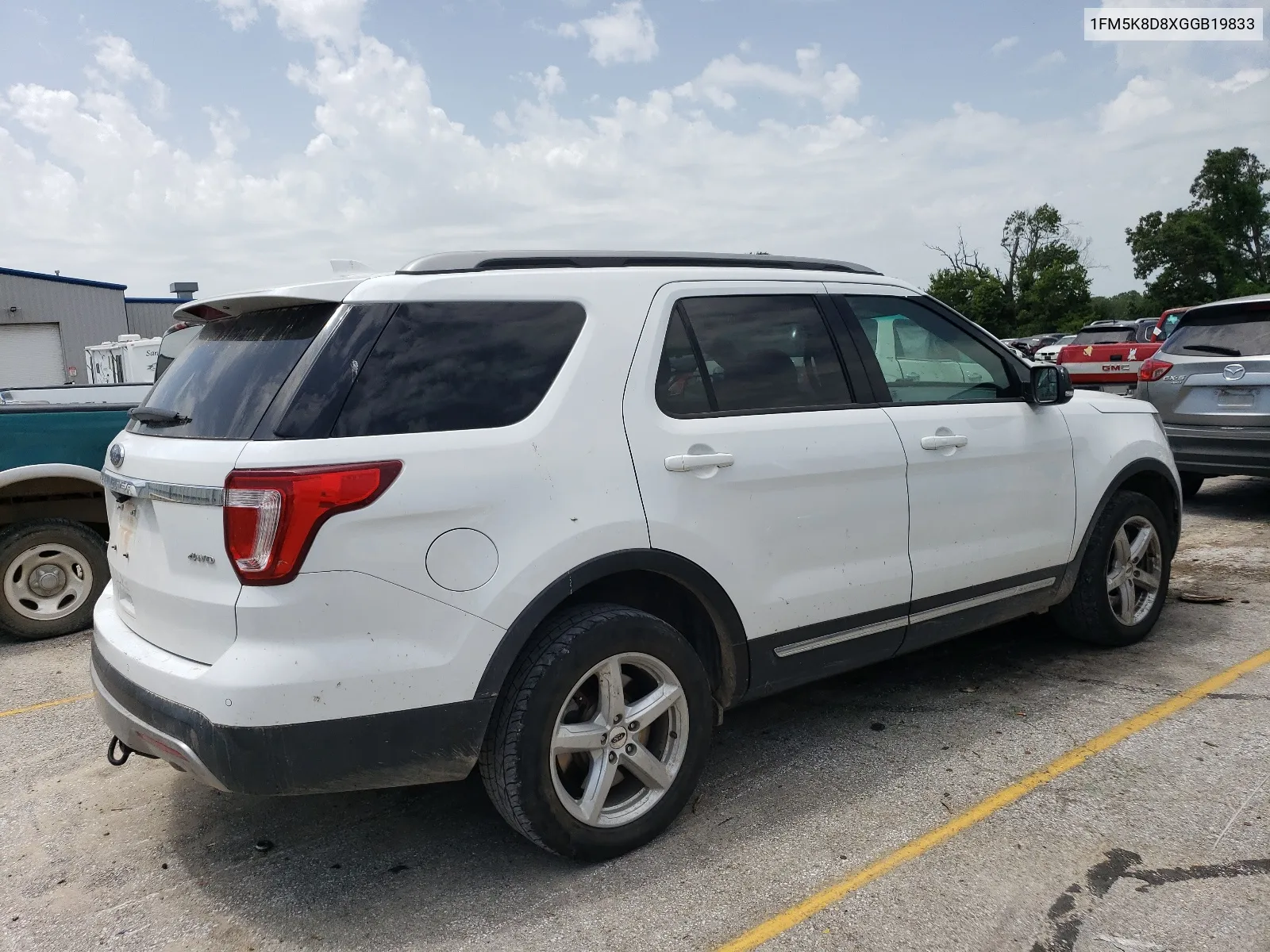 2016 Ford Explorer Xlt VIN: 1FM5K8D8XGGB19833 Lot: 65140234