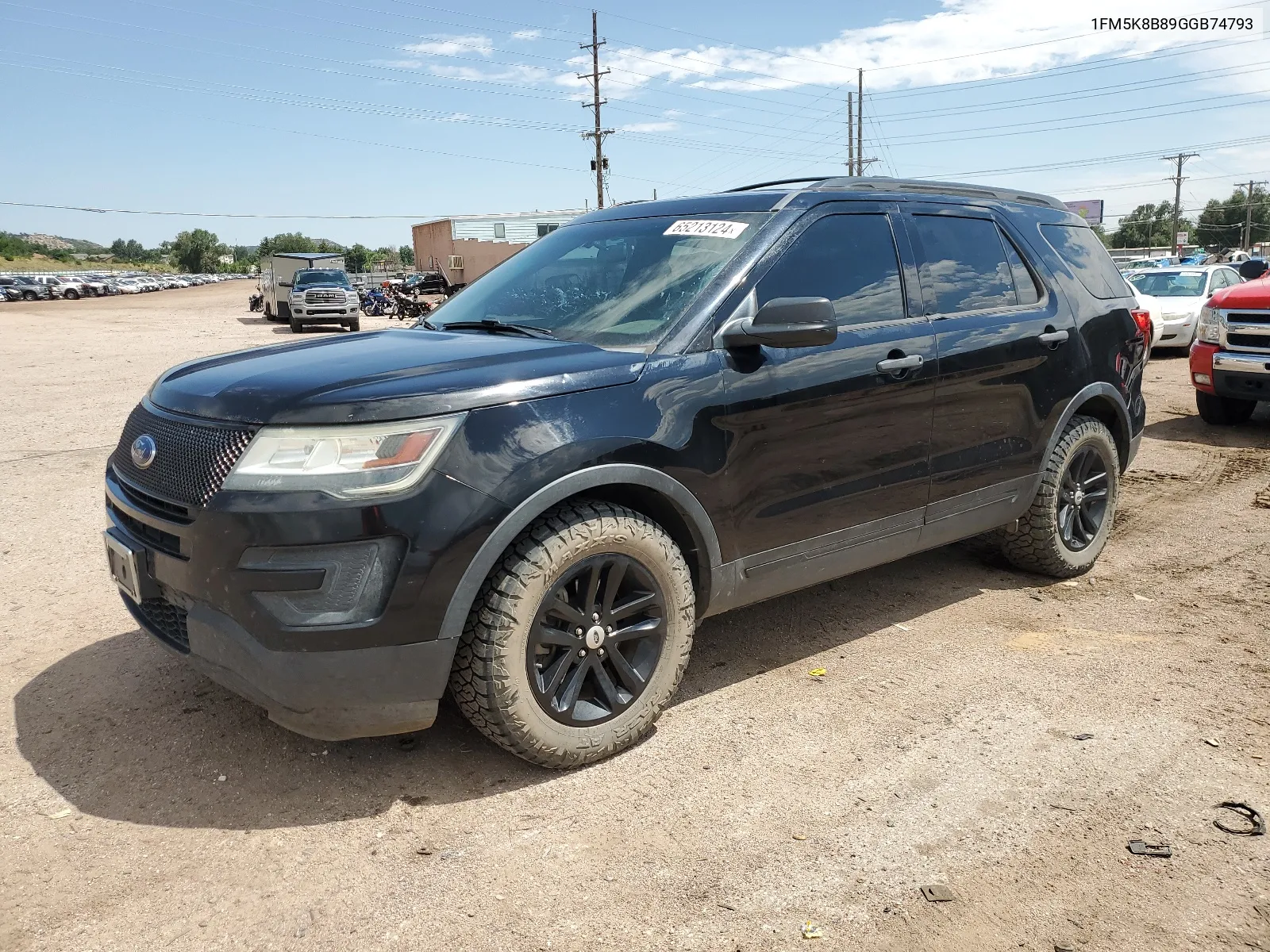 1FM5K8B89GGB74793 2016 Ford Explorer