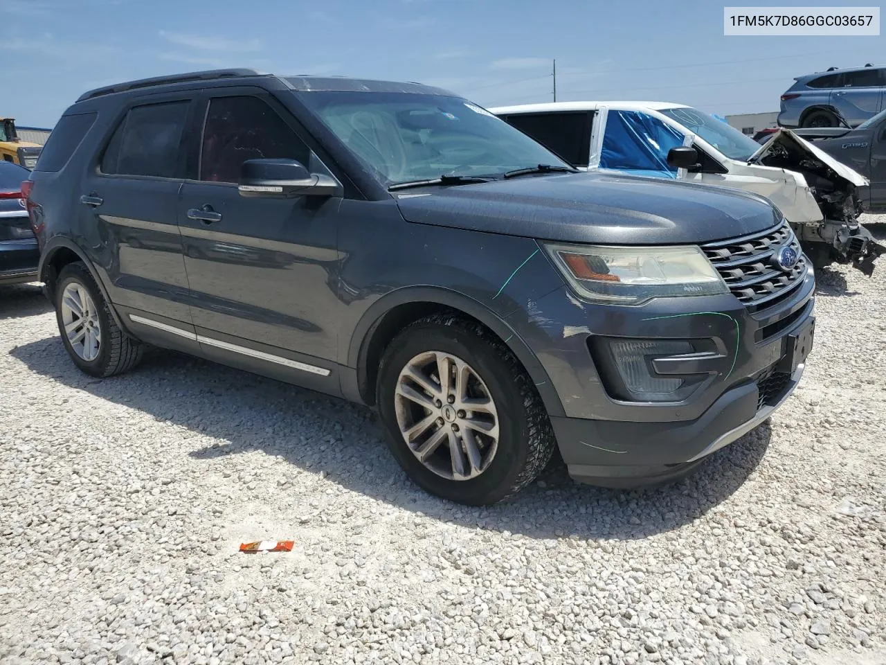 1FM5K7D86GGC03657 2016 Ford Explorer Xlt