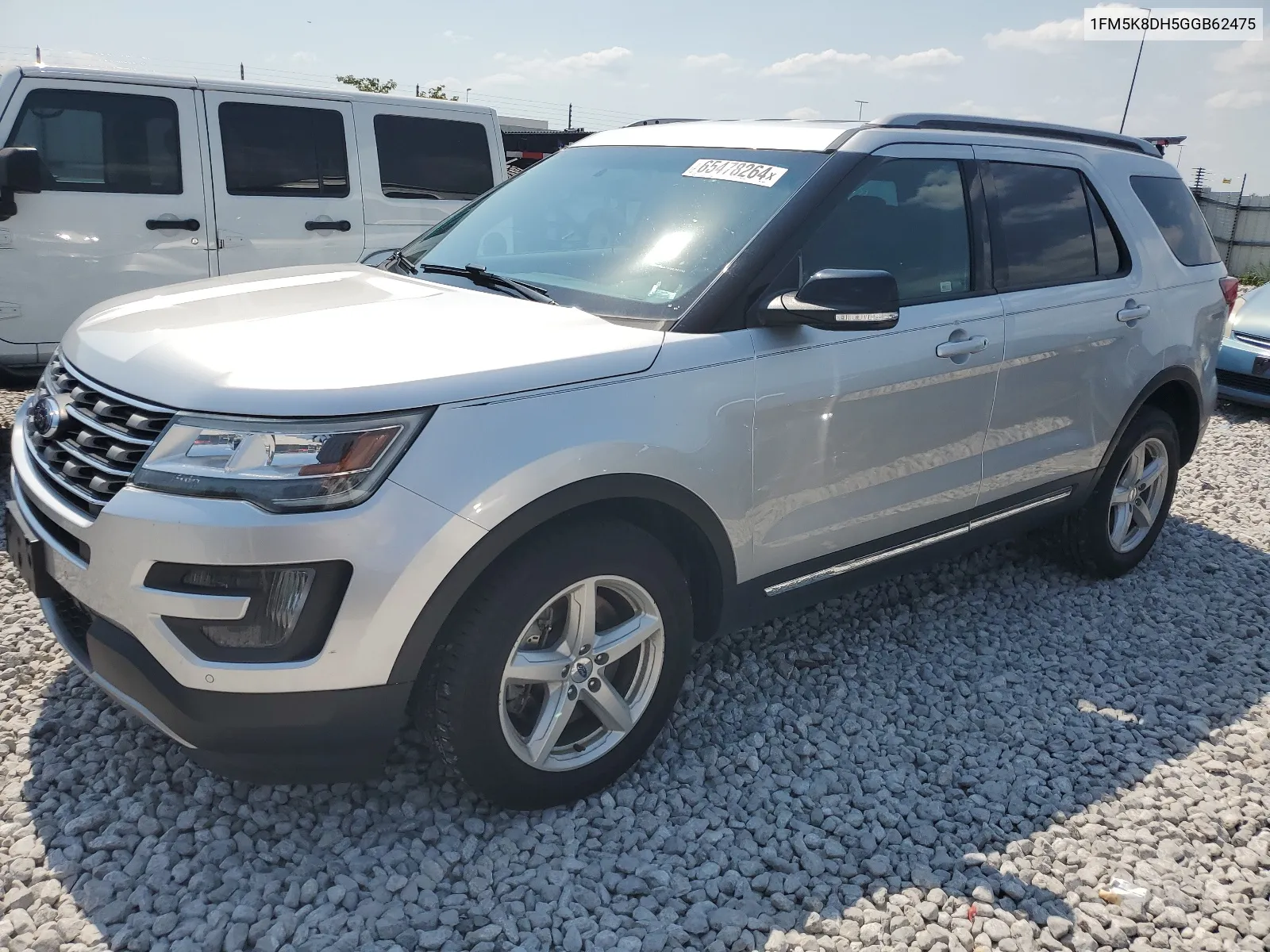 2016 Ford Explorer Xlt VIN: 1FM5K8DH5GGB62475 Lot: 65478264