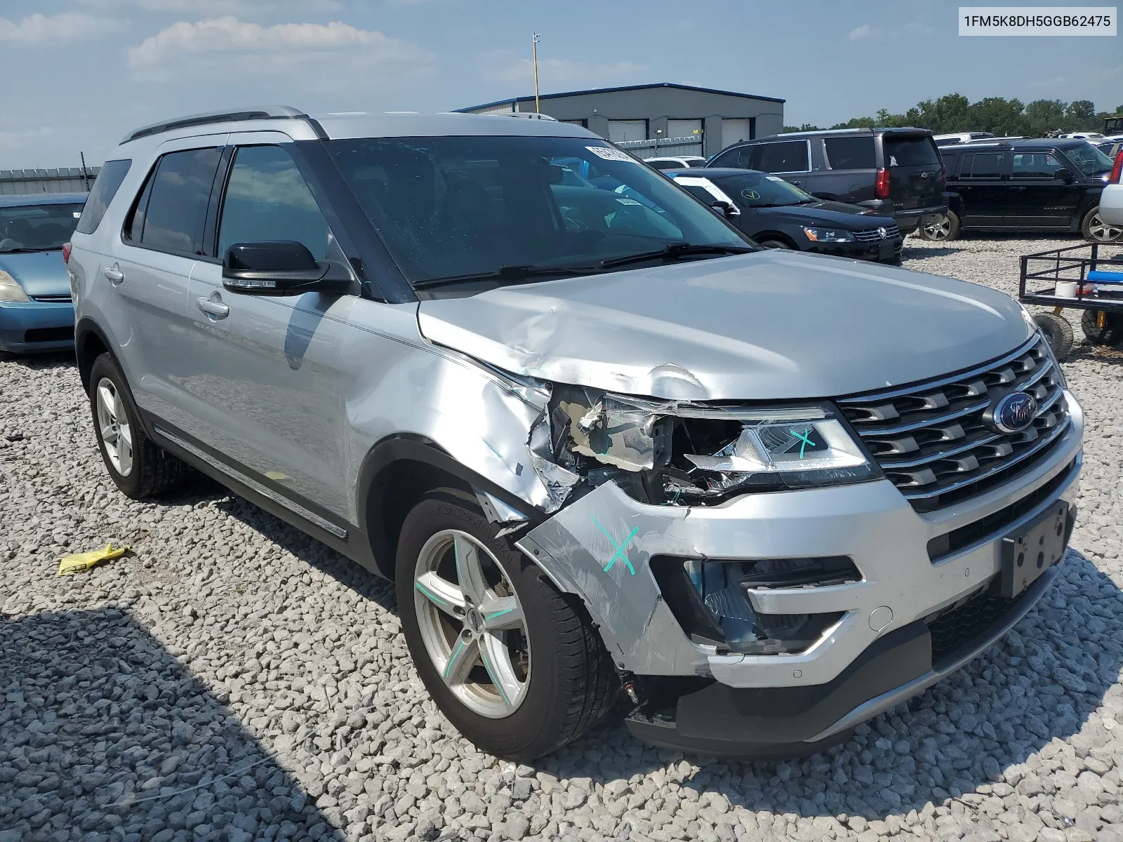 2016 Ford Explorer Xlt VIN: 1FM5K8DH5GGB62475 Lot: 65478264