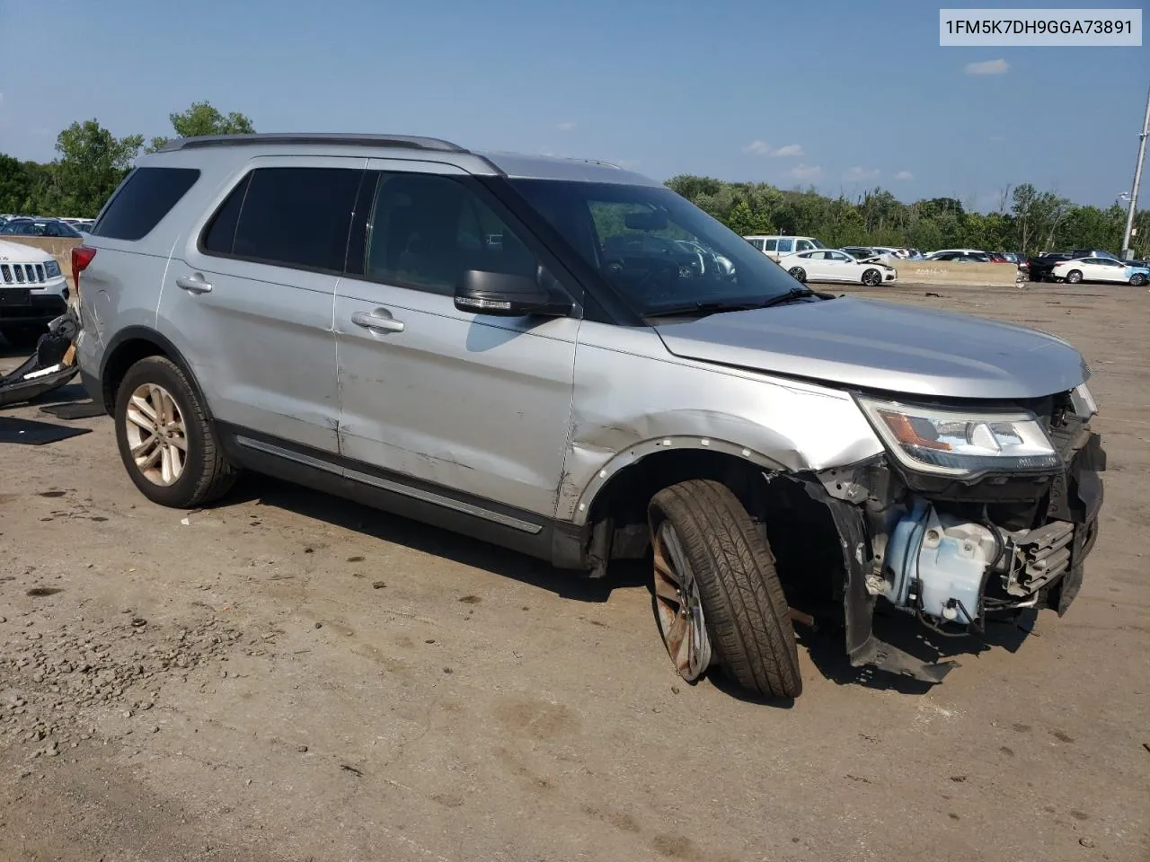 2016 Ford Explorer Xlt VIN: 1FM5K7DH9GGA73891 Lot: 65731674