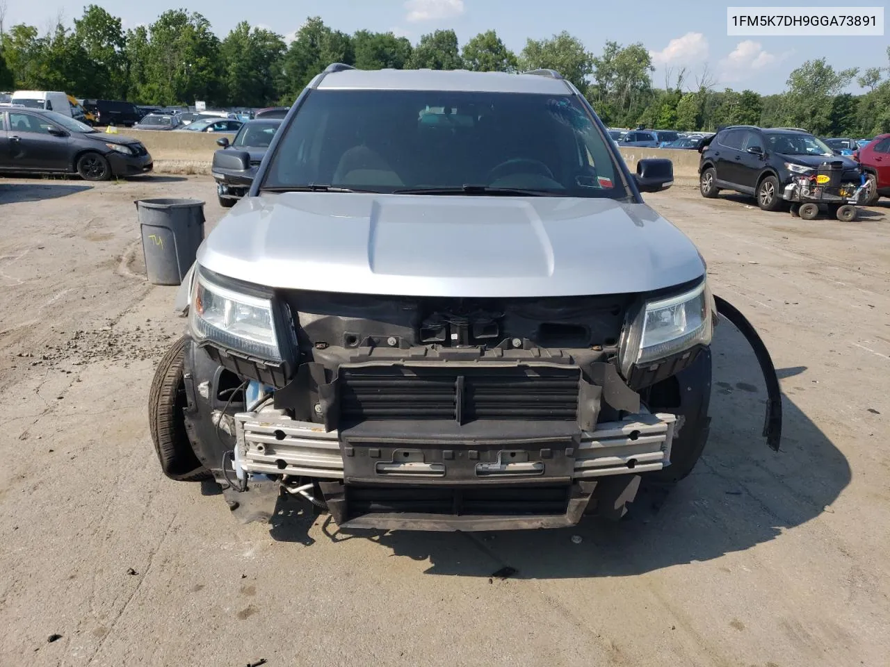 2016 Ford Explorer Xlt VIN: 1FM5K7DH9GGA73891 Lot: 65731674