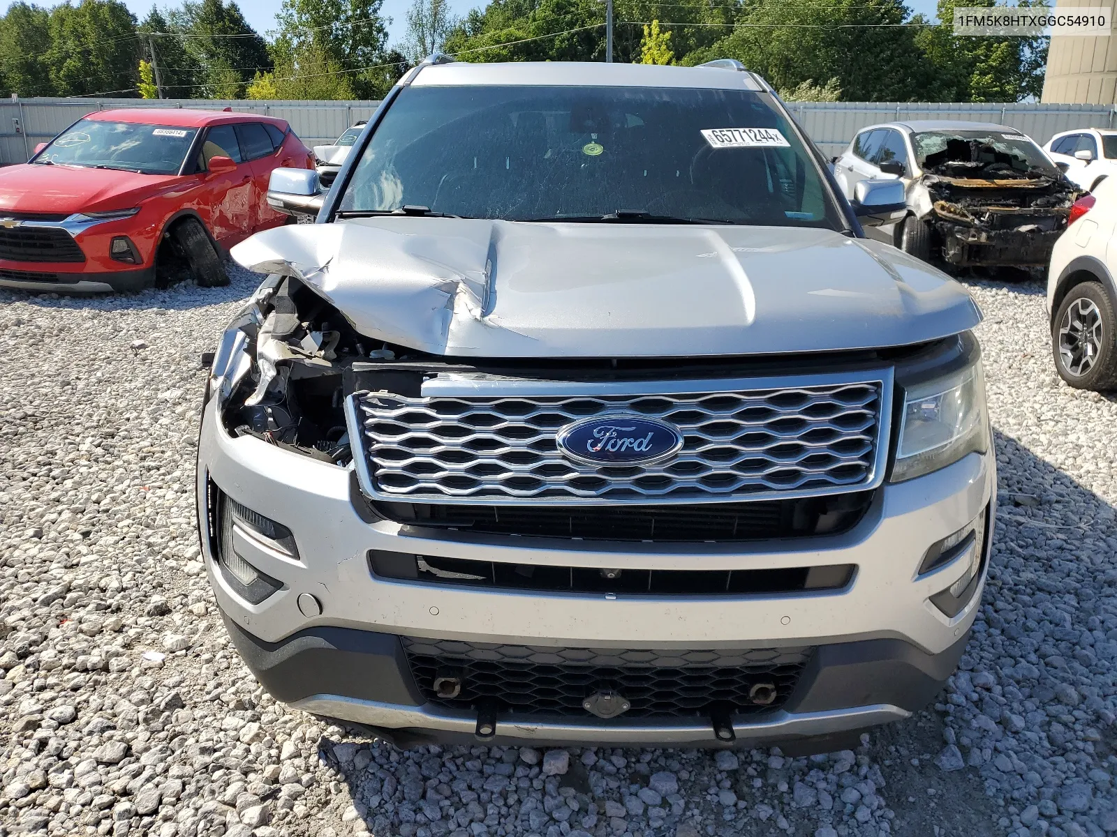 2016 Ford Explorer Platinum VIN: 1FM5K8HTXGGC54910 Lot: 65771244