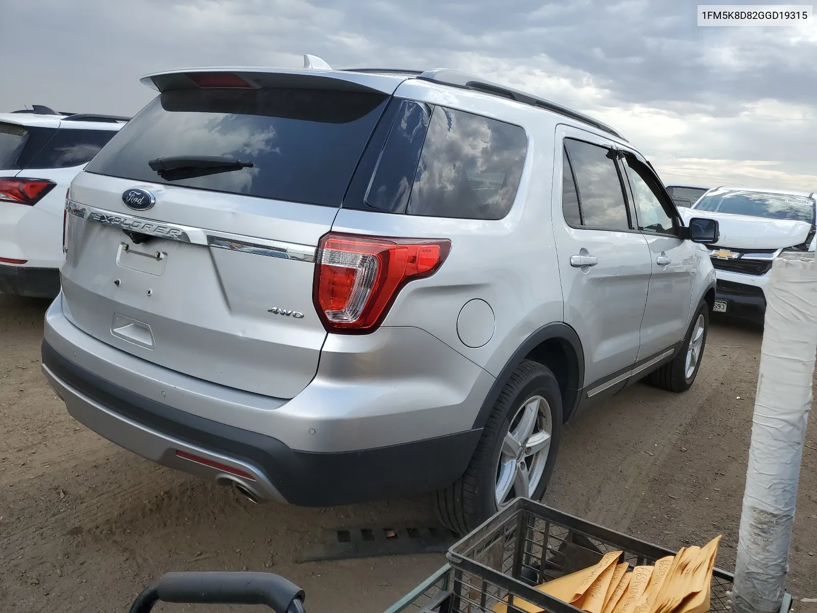 2016 Ford Explorer Xlt VIN: 1FM5K8D82GGD19315 Lot: 65963984