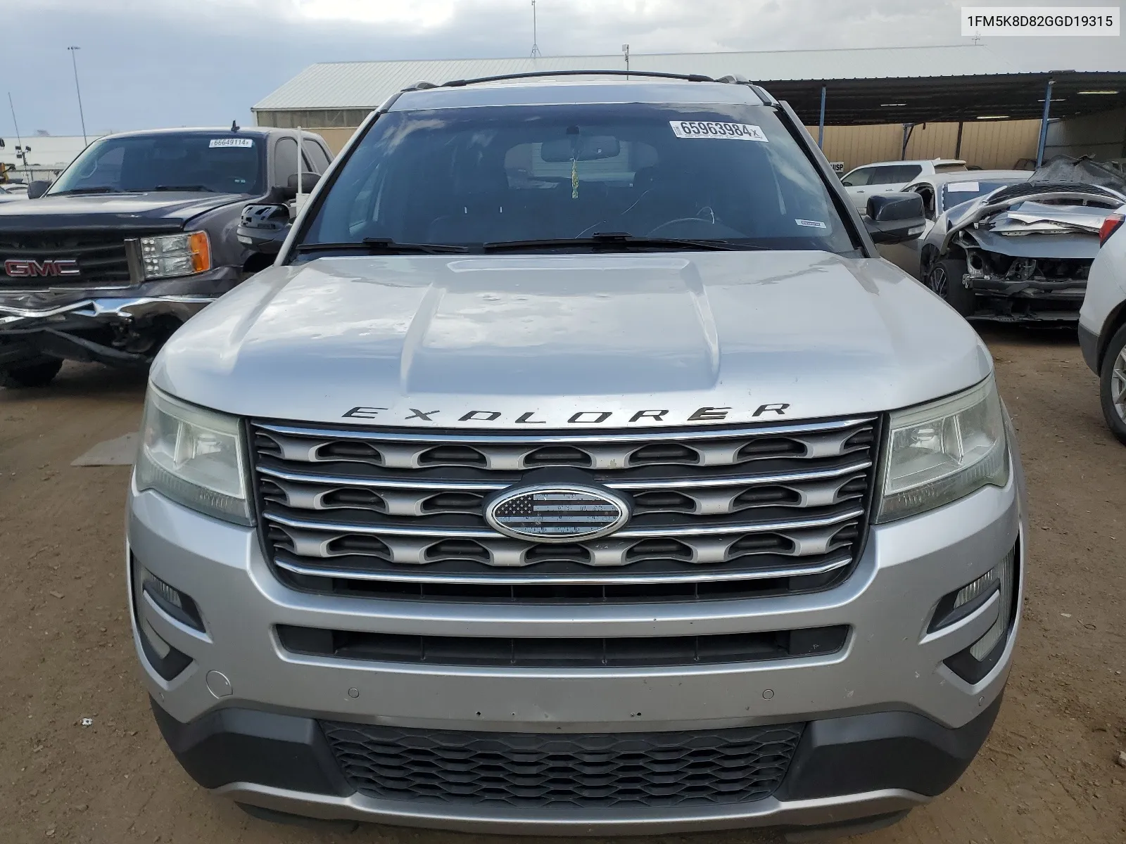 2016 Ford Explorer Xlt VIN: 1FM5K8D82GGD19315 Lot: 65963984