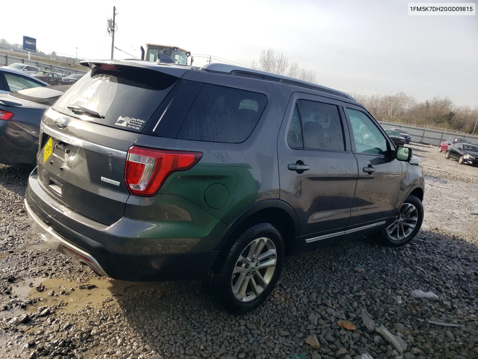 1FM5K7DH2GGD09815 2016 Ford Explorer Xlt