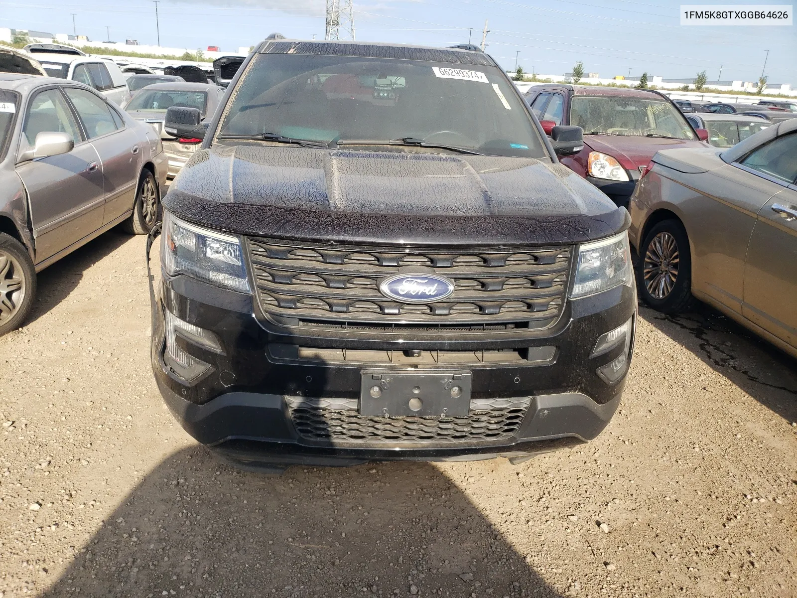 2016 Ford Explorer Sport VIN: 1FM5K8GTXGGB64626 Lot: 66299374