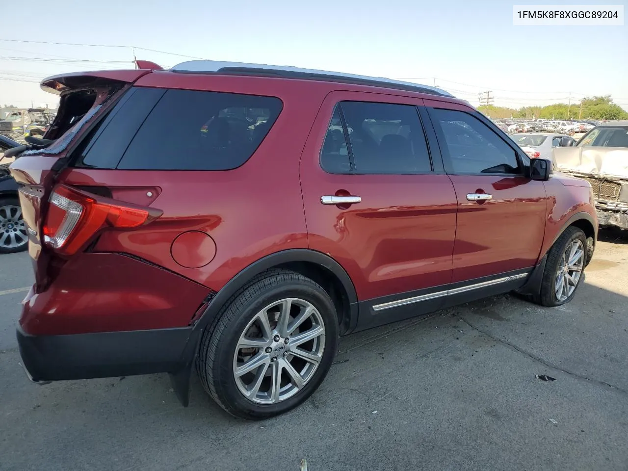 2016 Ford Explorer Limited VIN: 1FM5K8F8XGGC89204 Lot: 66338704