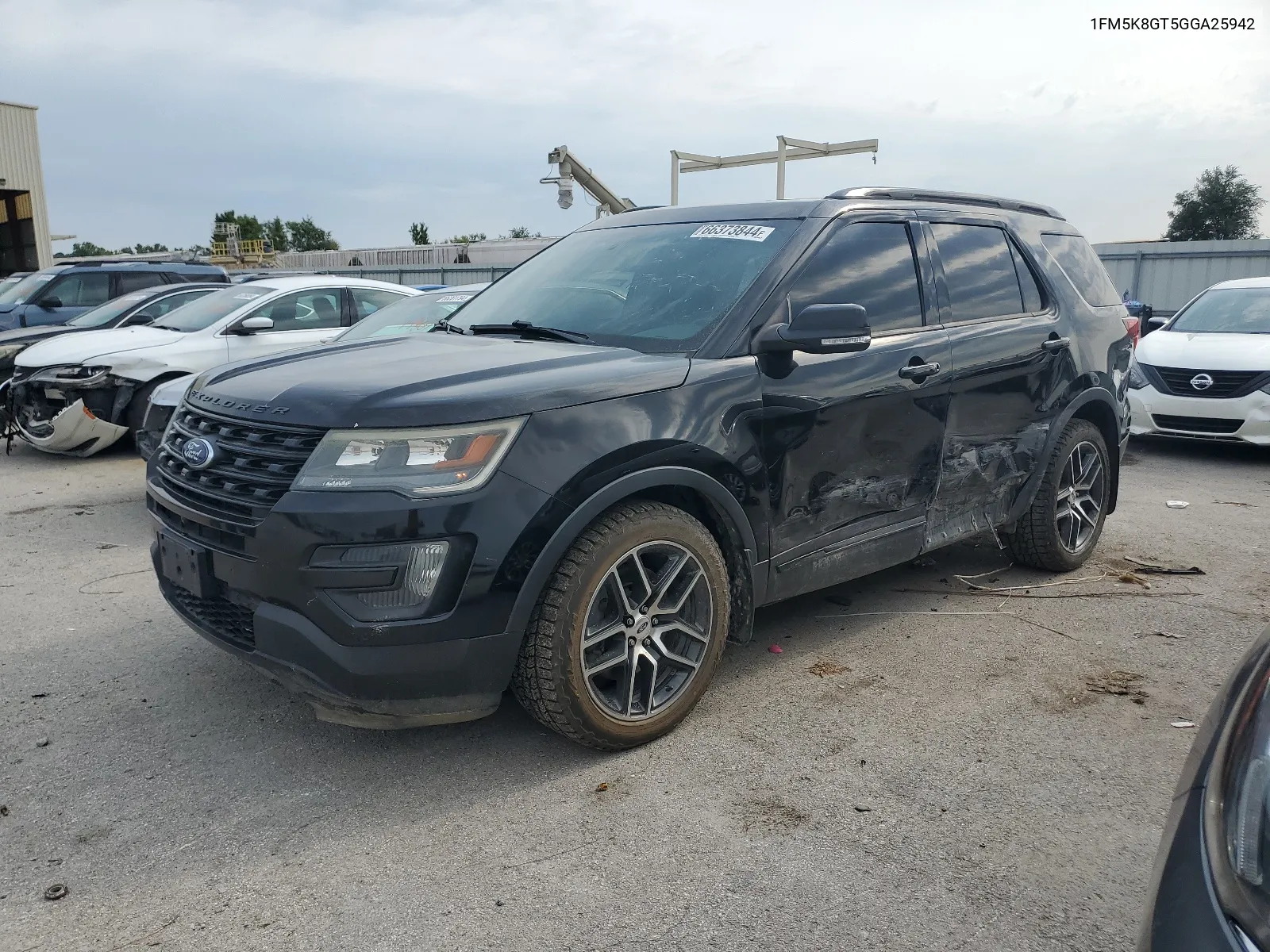 2016 Ford Explorer Sport VIN: 1FM5K8GT5GGA25942 Lot: 66373844