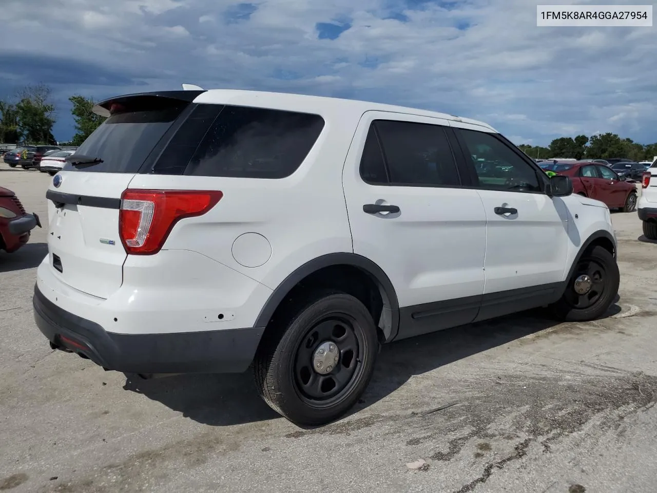 2016 Ford Explorer Police Interceptor VIN: 1FM5K8AR4GGA27954 Lot: 66463304