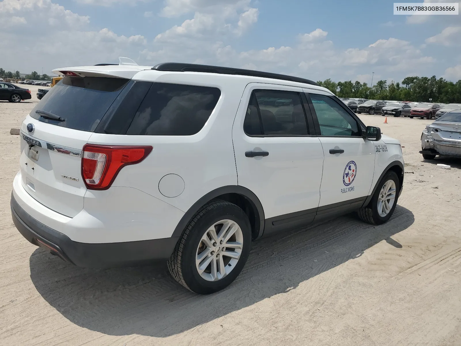 1FM5K7B83GGB36566 2016 Ford Explorer