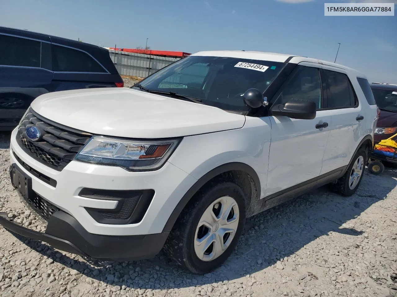 1FM5K8AR6GGA77884 2016 Ford Explorer Police Interceptor