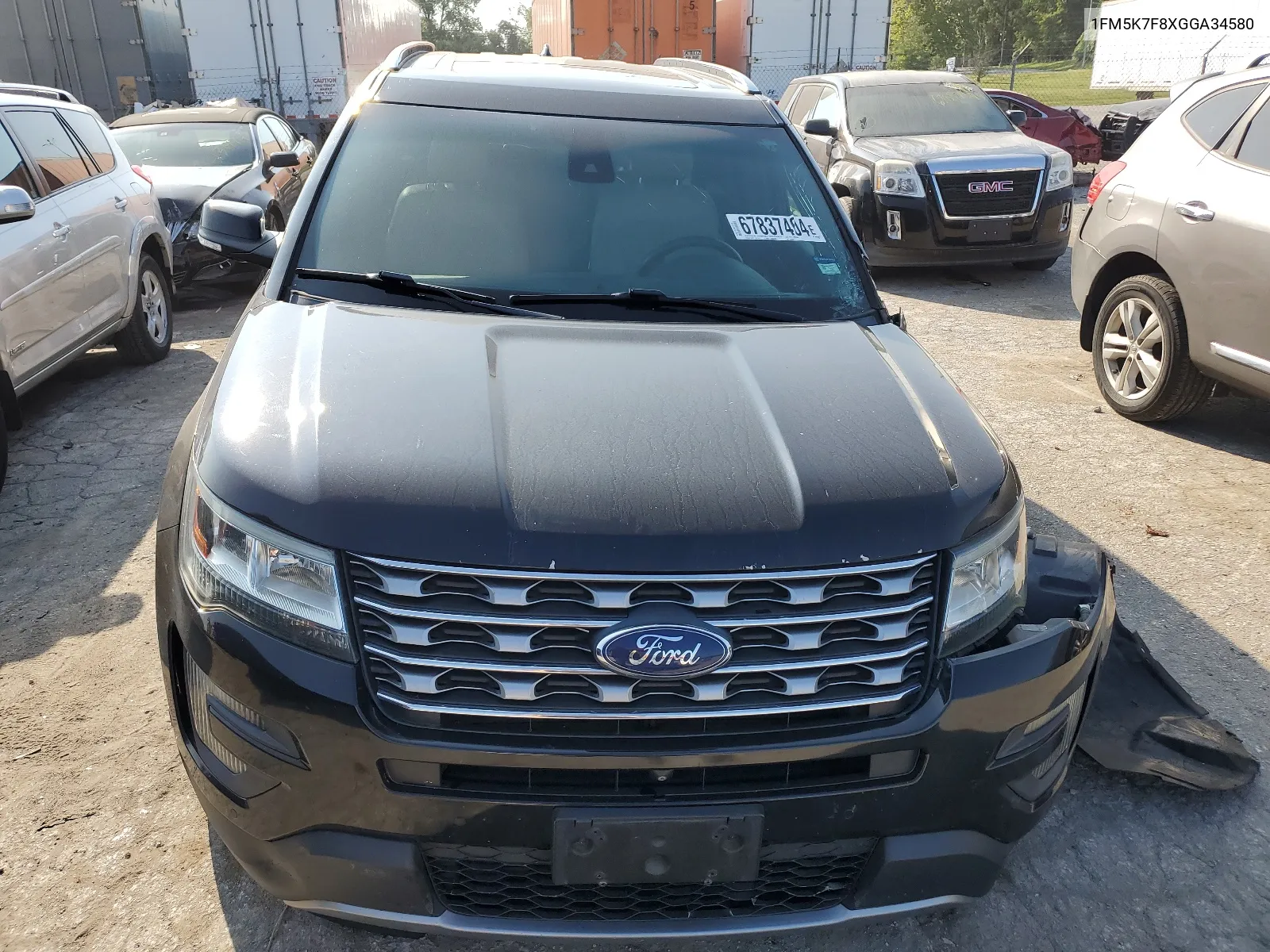 2016 Ford Explorer Limited VIN: 1FM5K7F8XGGA34580 Lot: 67837404