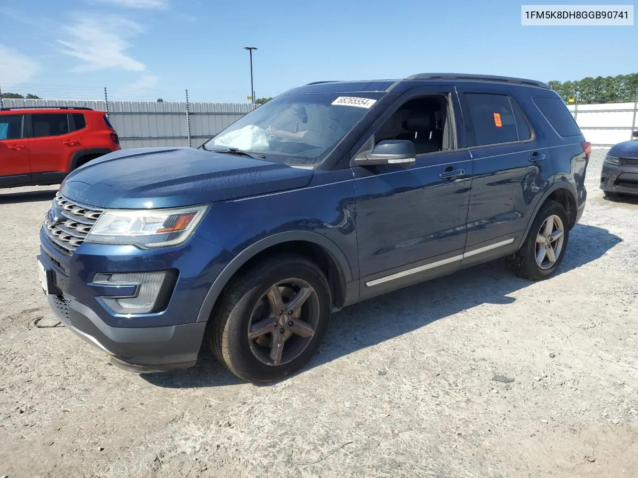 2016 Ford Explorer Xlt VIN: 1FM5K8DH8GGB90741 Lot: 68265554