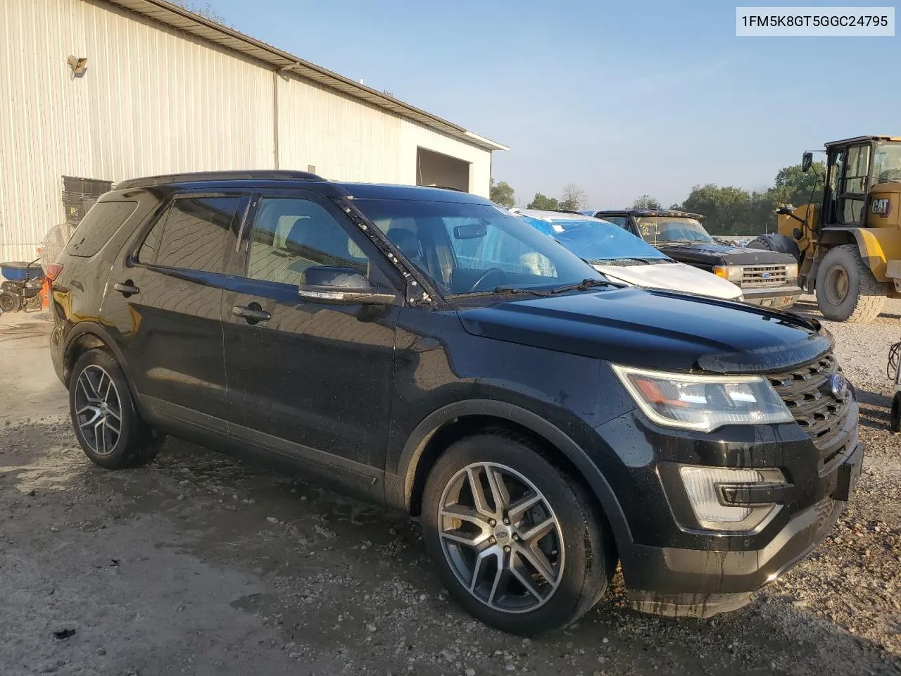 2016 Ford Explorer Sport VIN: 1FM5K8GT5GGC24795 Lot: 68365944