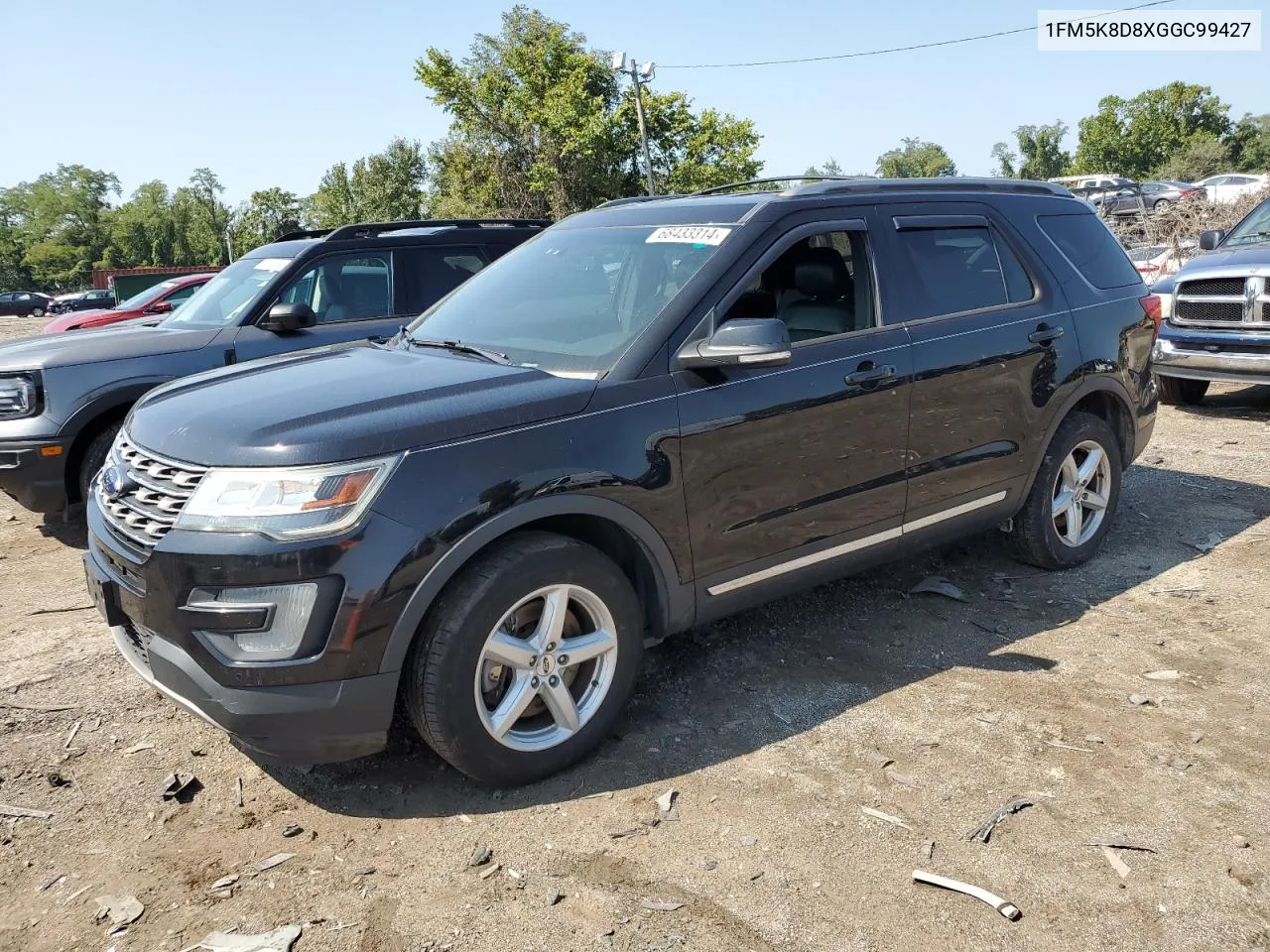 2016 Ford Explorer Xlt VIN: 1FM5K8D8XGGC99427 Lot: 68433314