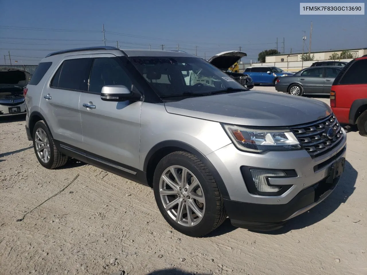 2016 Ford Explorer Limited VIN: 1FM5K7F83GGC13690 Lot: 68487924