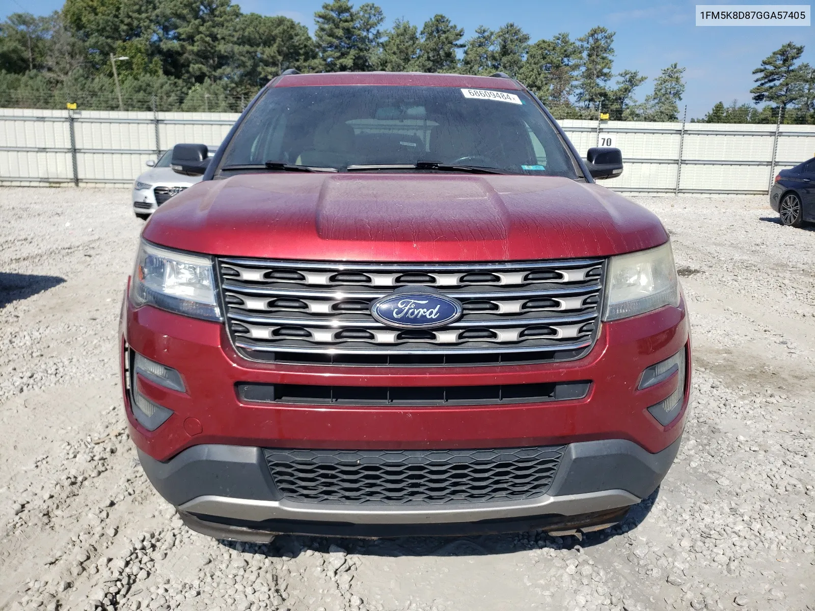 2016 Ford Explorer Xlt VIN: 1FM5K8D87GGA57405 Lot: 68609484