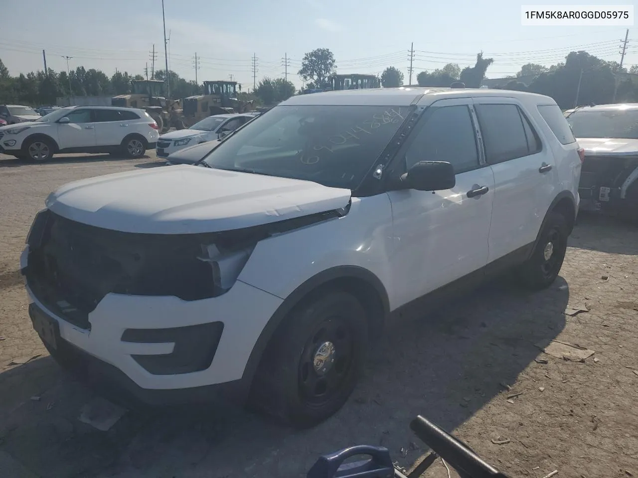 2016 Ford Explorer Police Interceptor VIN: 1FM5K8AR0GGD05975 Lot: 69044884