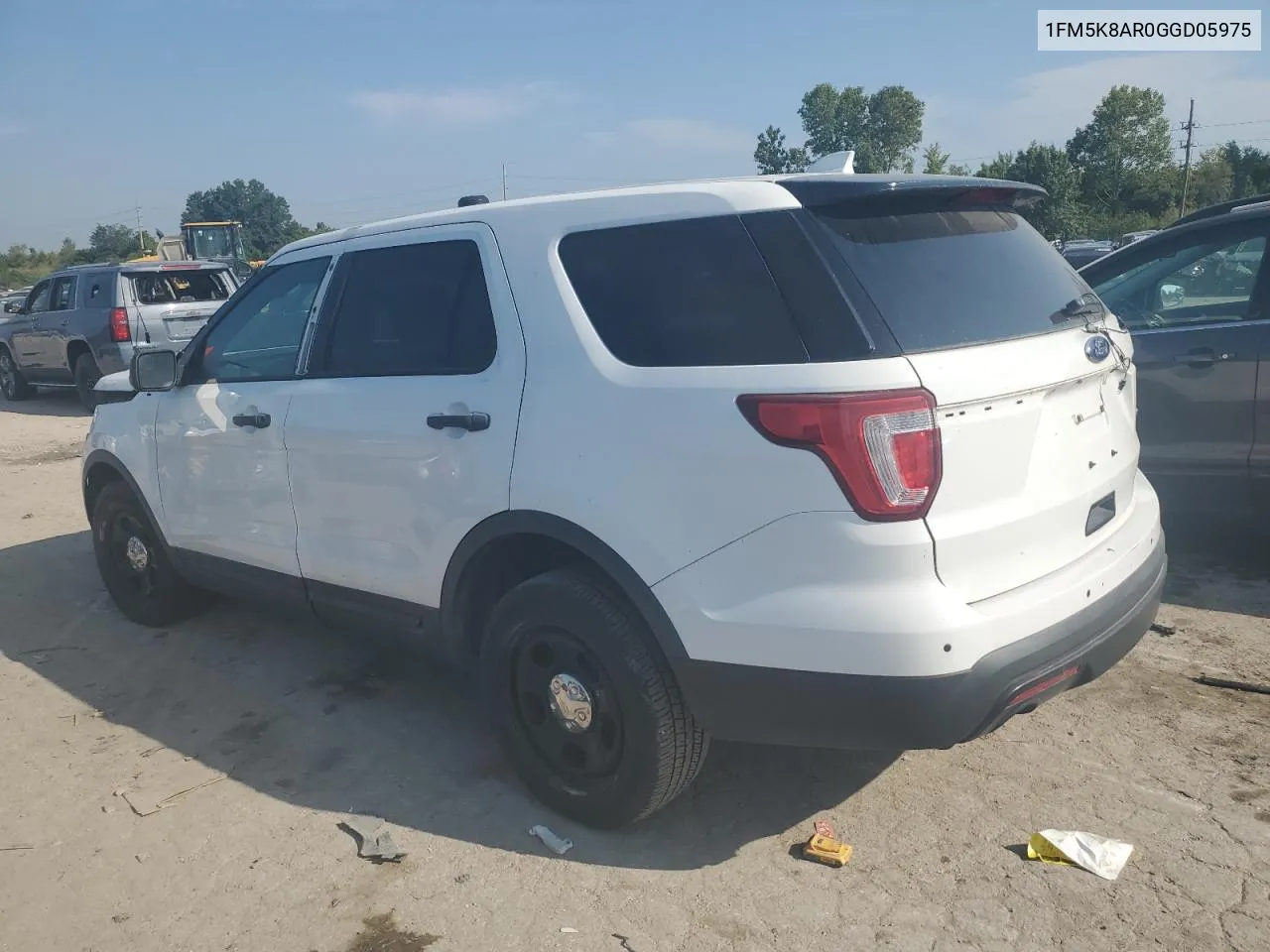 1FM5K8AR0GGD05975 2016 Ford Explorer Police Interceptor