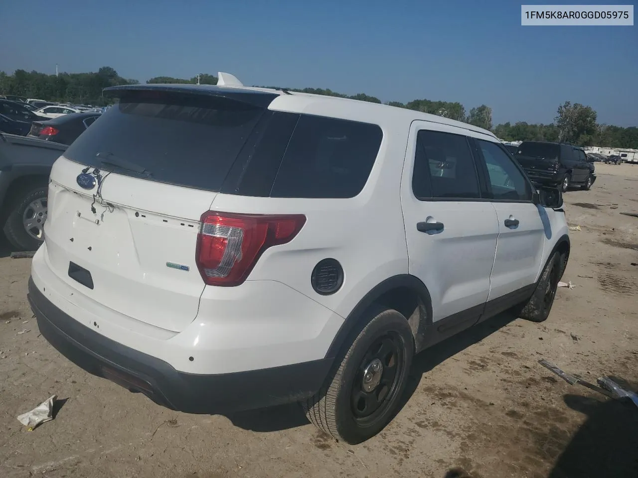 1FM5K8AR0GGD05975 2016 Ford Explorer Police Interceptor