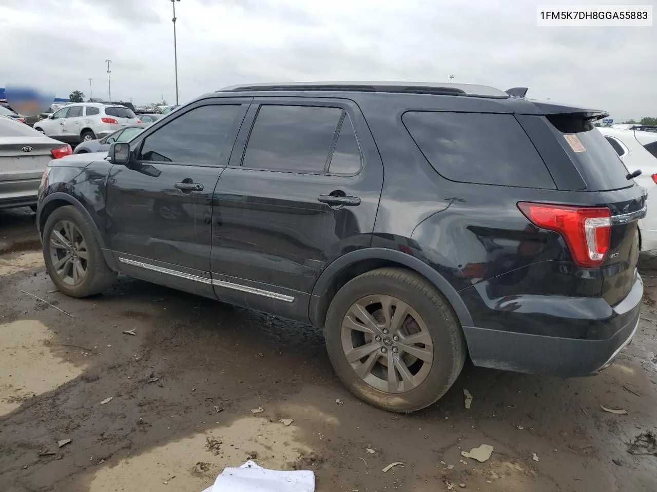 1FM5K7DH8GGA55883 2016 Ford Explorer Xlt