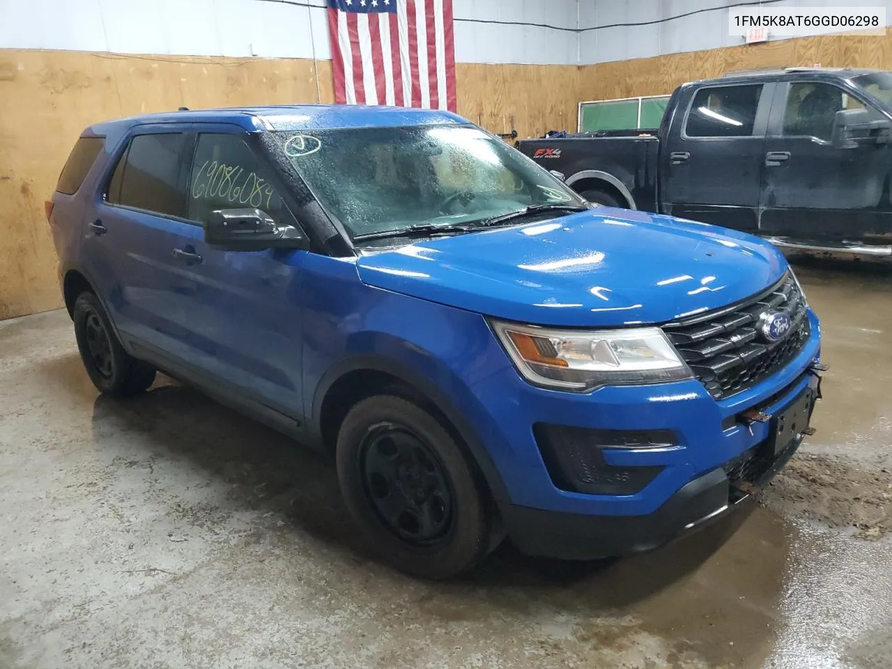 2016 Ford Explorer Police Interceptor VIN: 1FM5K8AT6GGD06298 Lot: 69086084