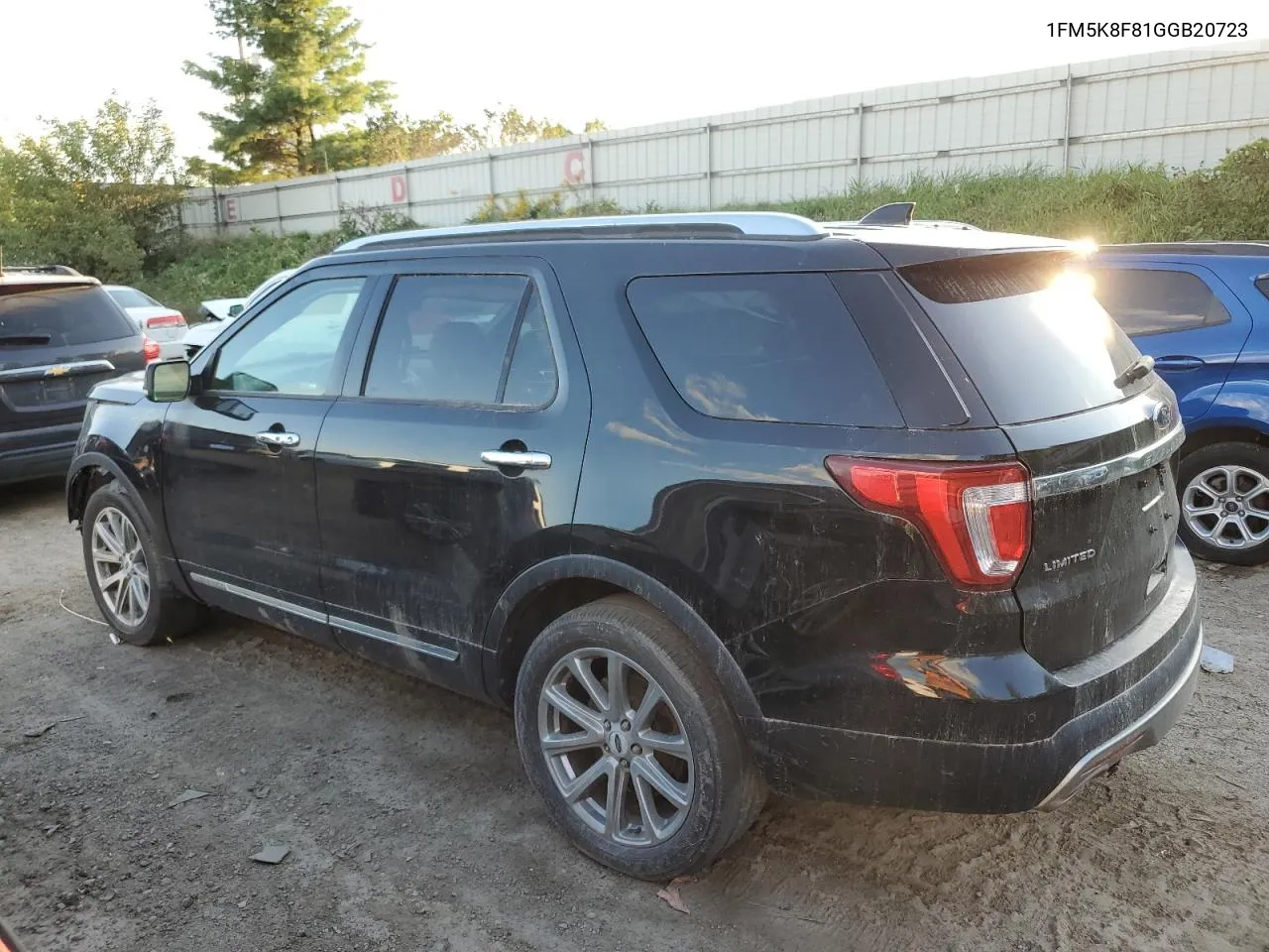 2016 Ford Explorer Limited VIN: 1FM5K8F81GGB20723 Lot: 69210734