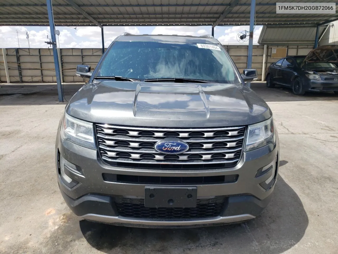 2016 Ford Explorer Xlt VIN: 1FM5K7DH2GGB72066 Lot: 69301464