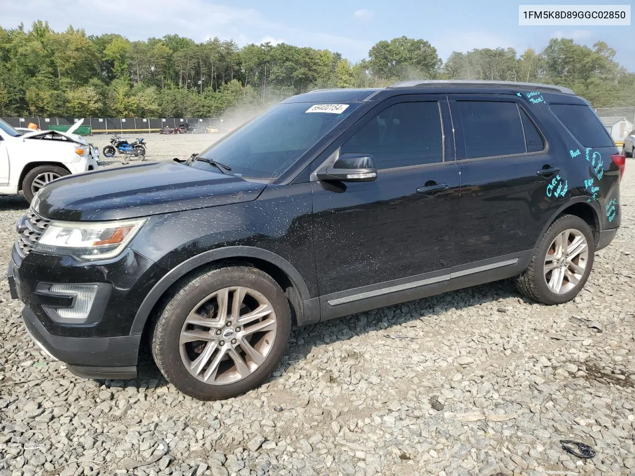 1FM5K8D89GGC02850 2016 Ford Explorer Xlt