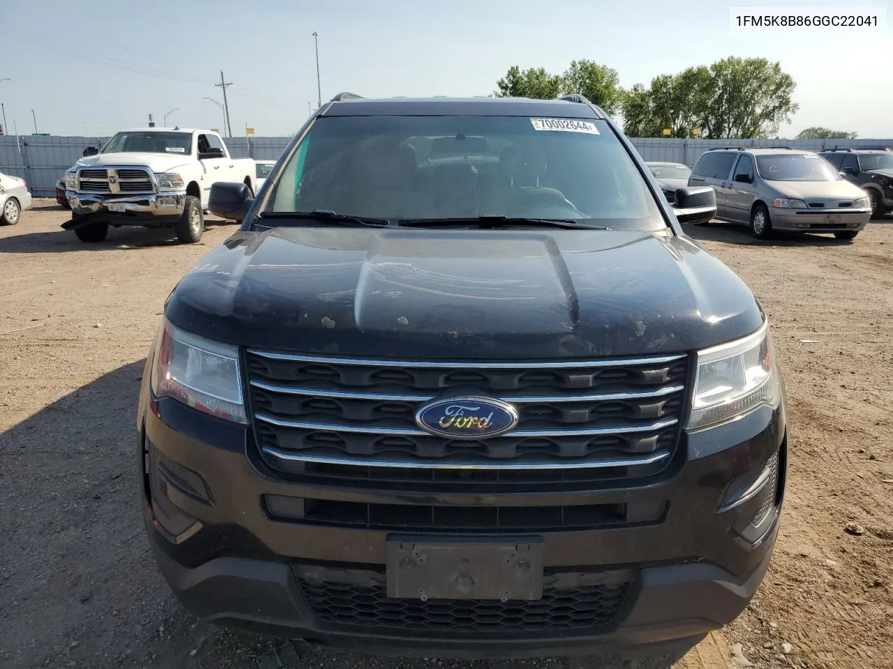 2016 Ford Explorer VIN: 1FM5K8B86GGC22041 Lot: 70002644