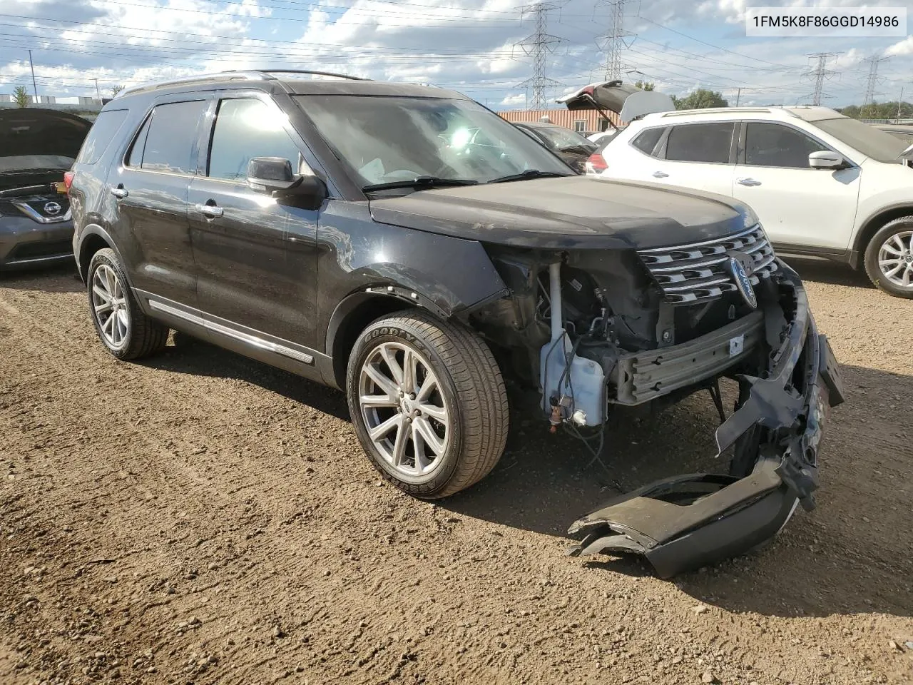 2016 Ford Explorer Limited VIN: 1FM5K8F86GGD14986 Lot: 70224964