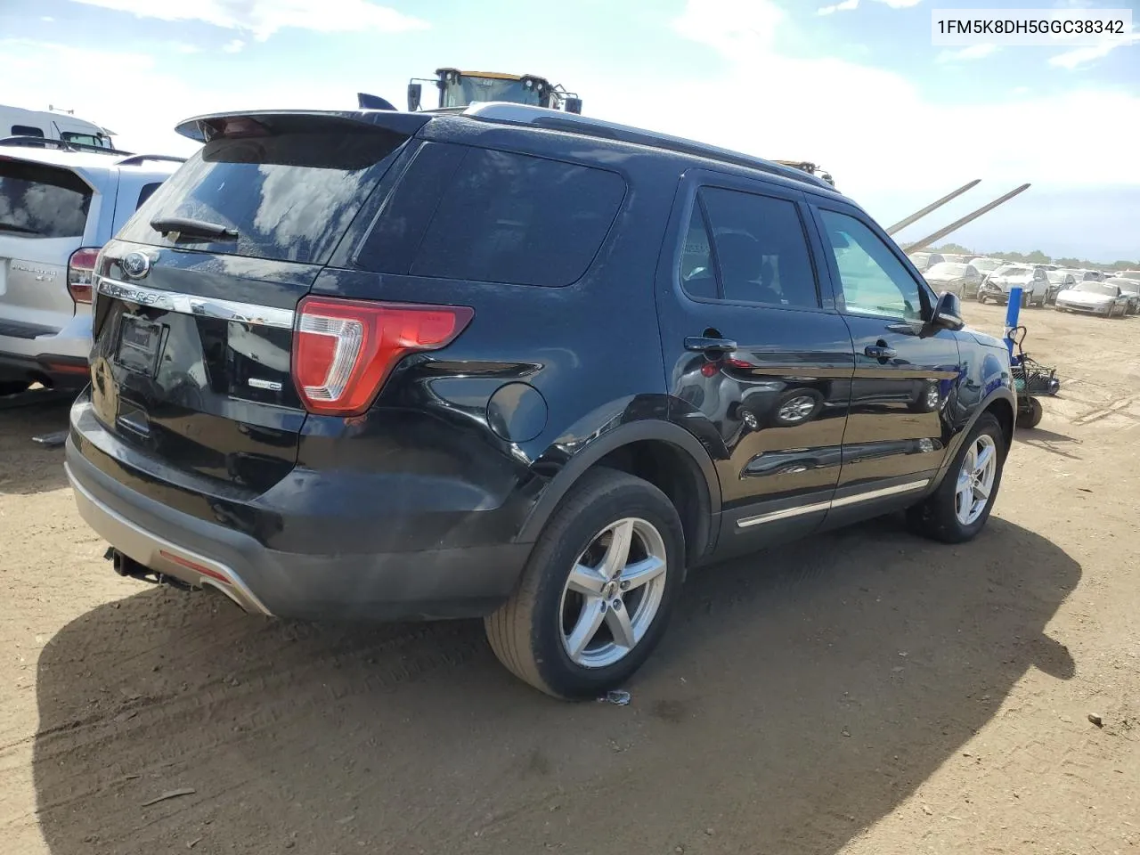 2016 Ford Explorer Xlt VIN: 1FM5K8DH5GGC38342 Lot: 70243204