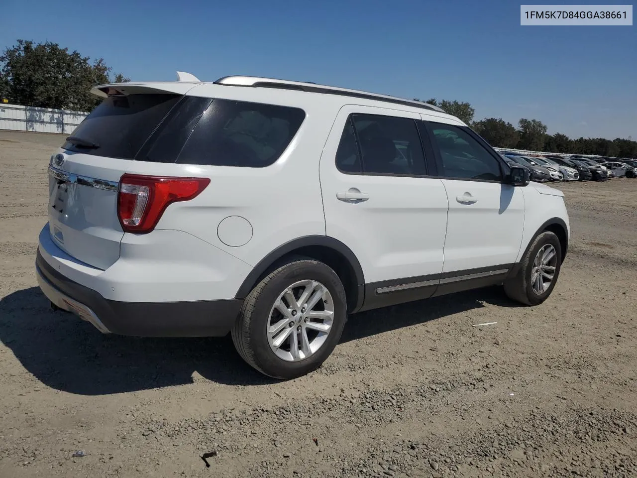 2016 Ford Explorer Xlt VIN: 1FM5K7D84GGA38661 Lot: 70532694