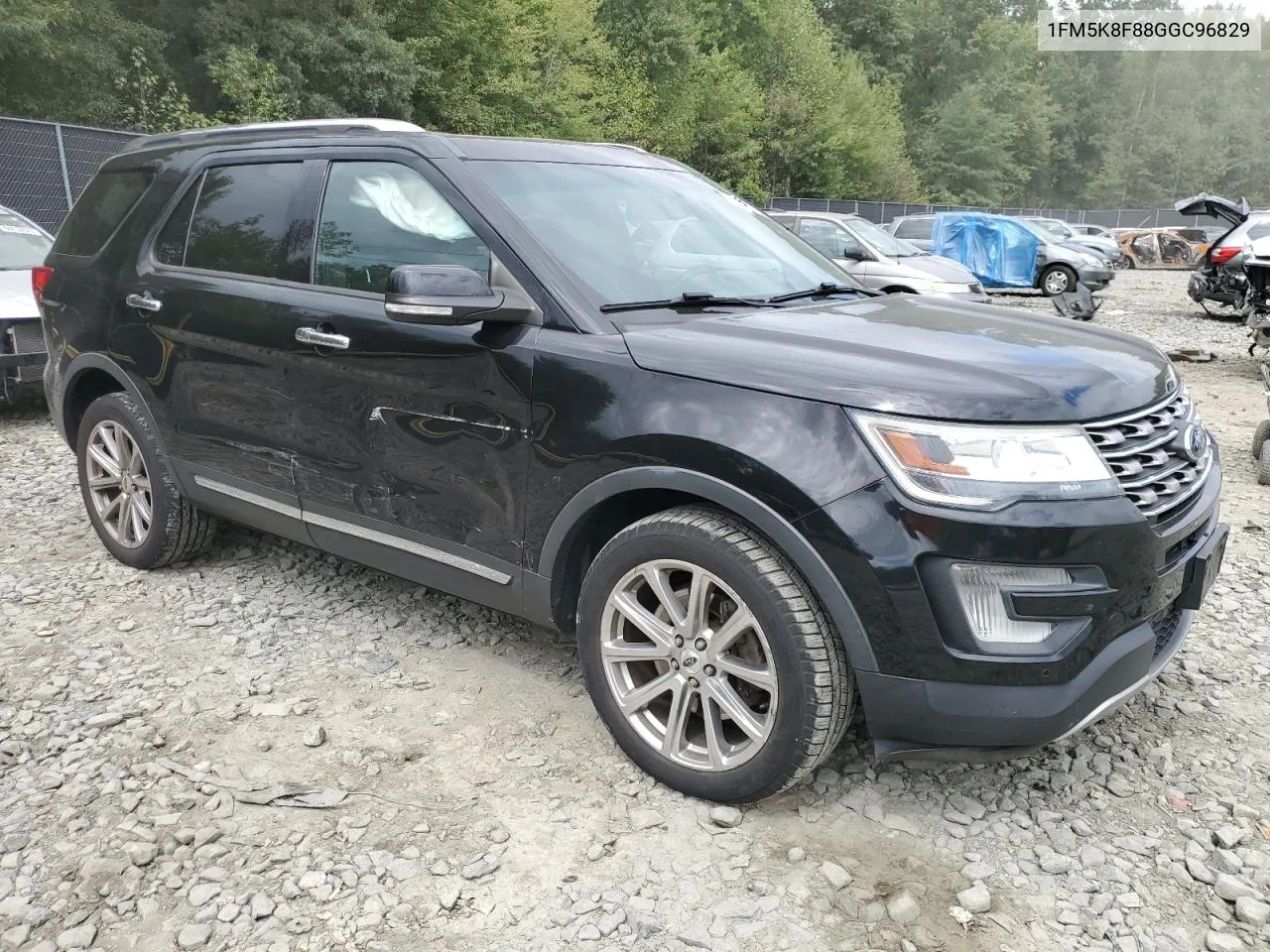 1FM5K8F88GGC96829 2016 Ford Explorer Limited