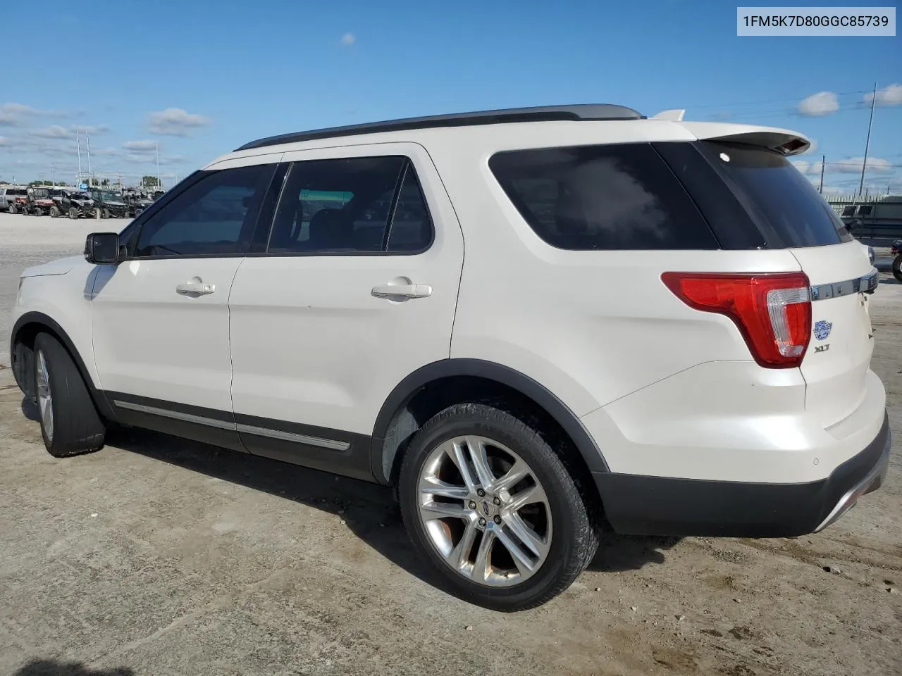 2016 Ford Explorer Xlt VIN: 1FM5K7D80GGC85739 Lot: 70700004