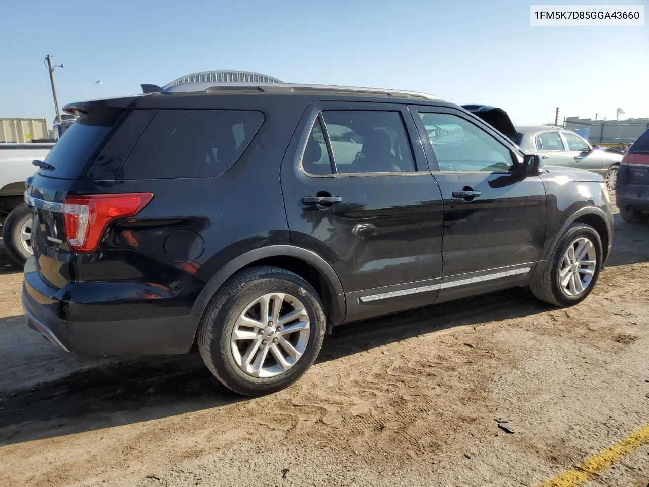 2016 Ford Explorer Xlt VIN: 1FM5K7D85GGA43660 Lot: 70765224