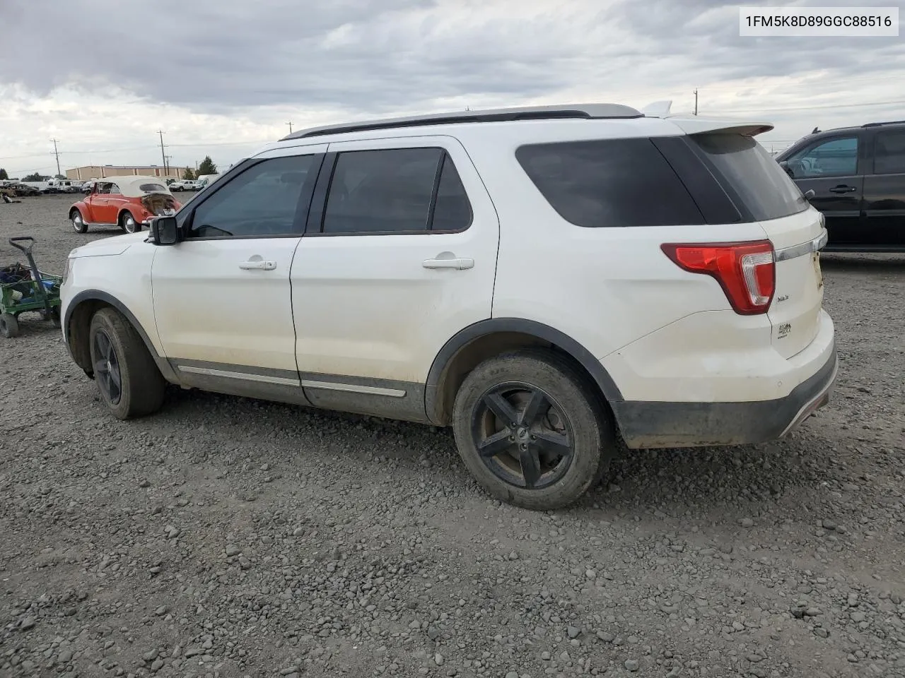 2016 Ford Explorer Xlt VIN: 1FM5K8D89GGC88516 Lot: 70825094