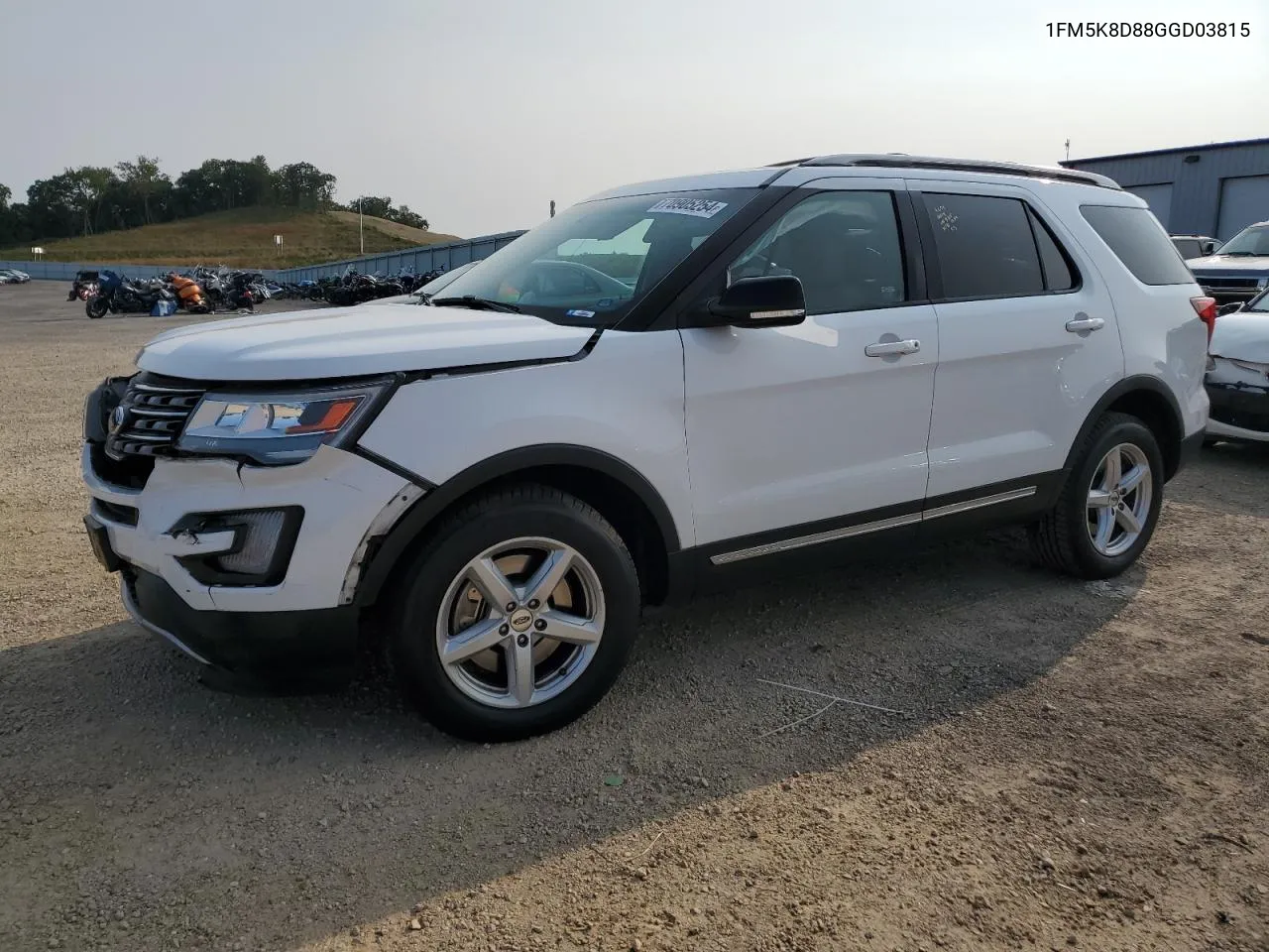 2016 Ford Explorer Xlt VIN: 1FM5K8D88GGD03815 Lot: 70905254